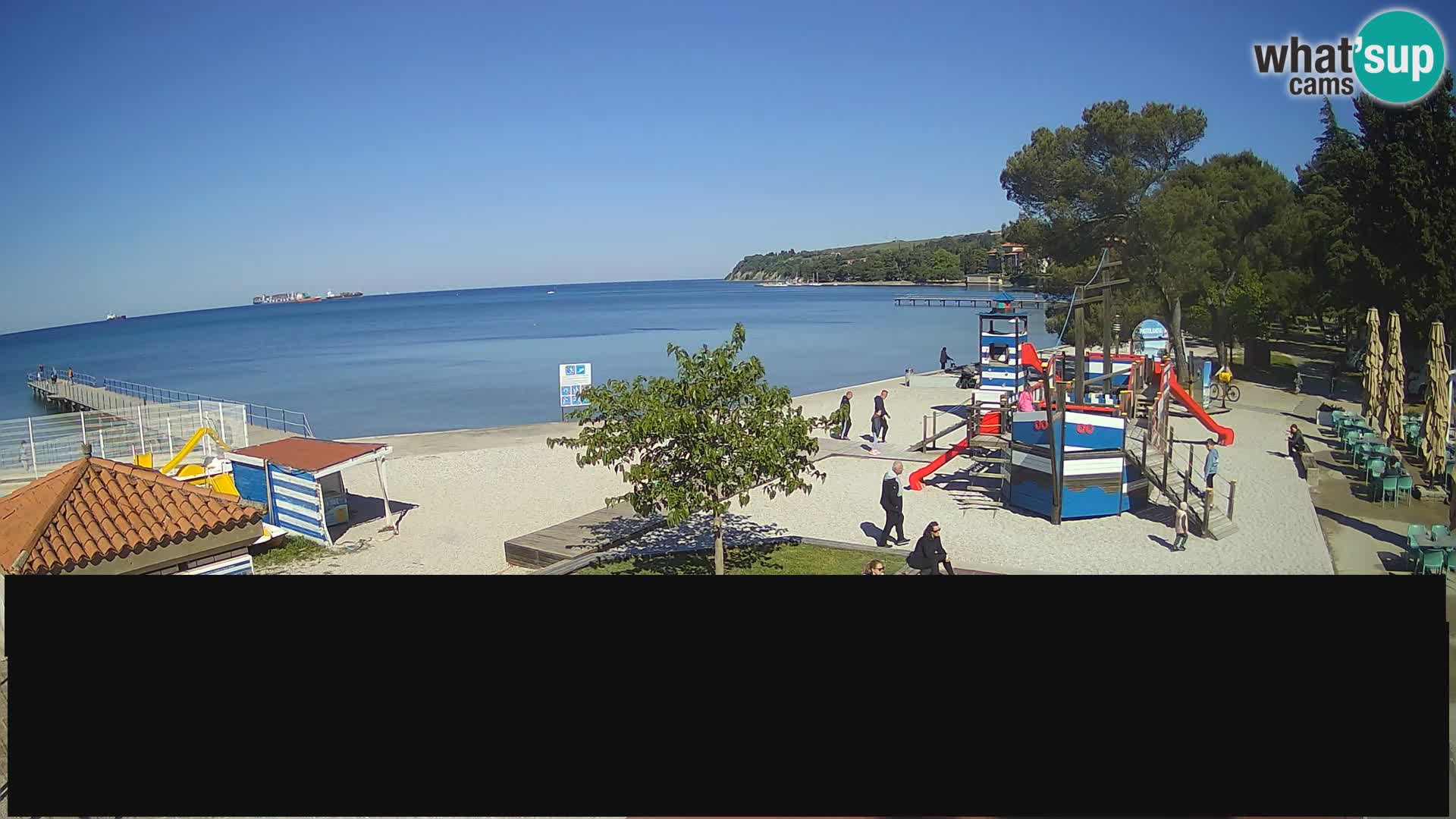 Live webcam Ankaran – Adria Ankaran Hotel & Resort – Slovenia