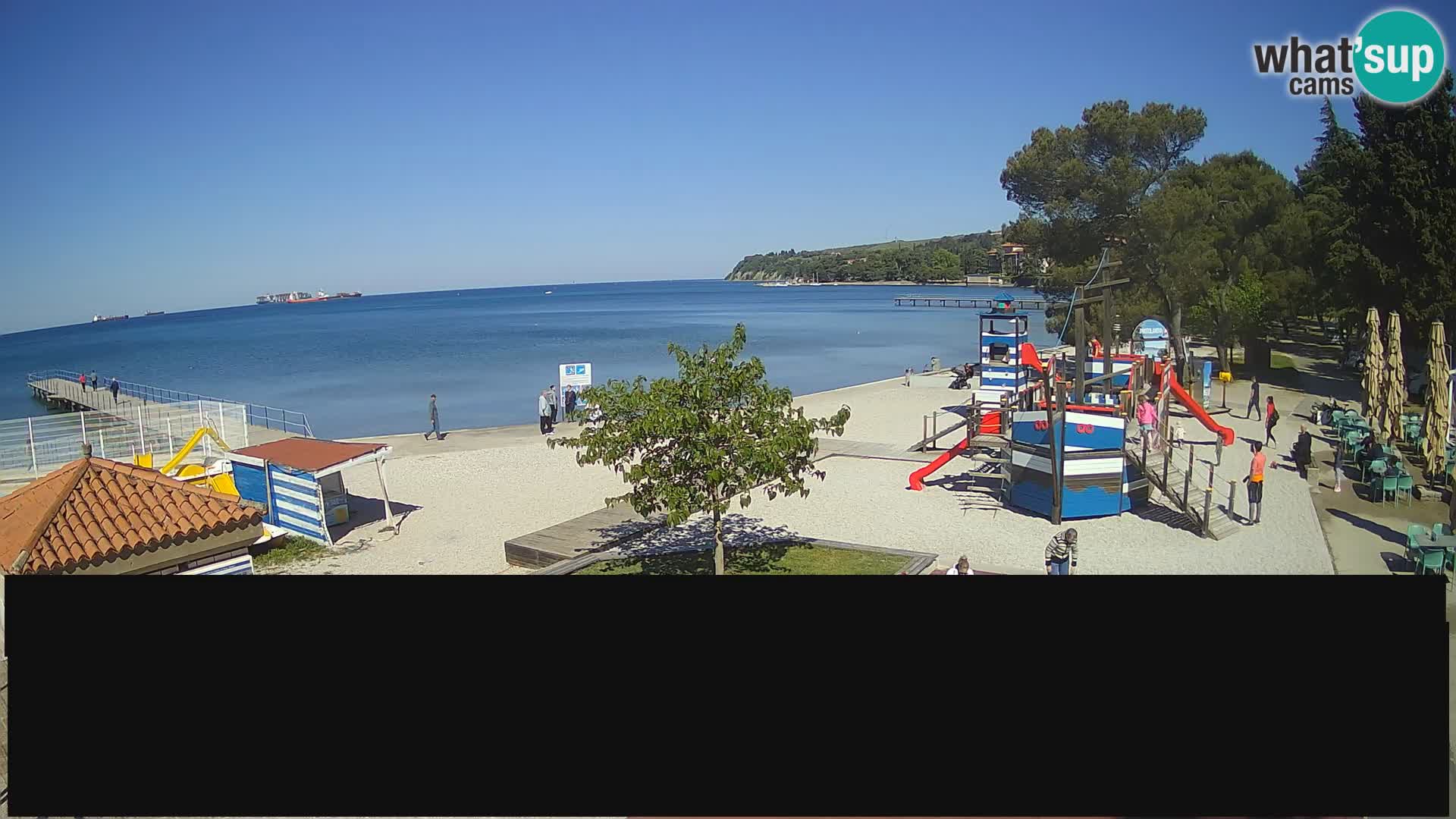 Cámara web en vivo Ankaran – Adria Ankaran Hotel & Resort – Eslovenia