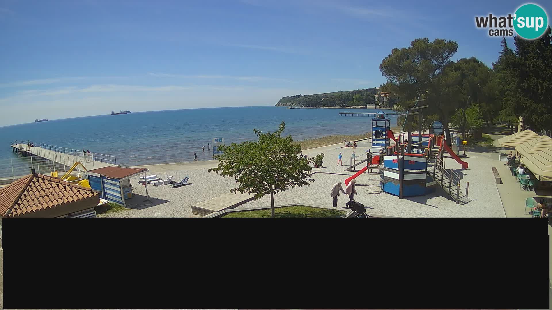 Live webcam Ankaran – Adria Ankaran Hotel & Resort – Slovenia