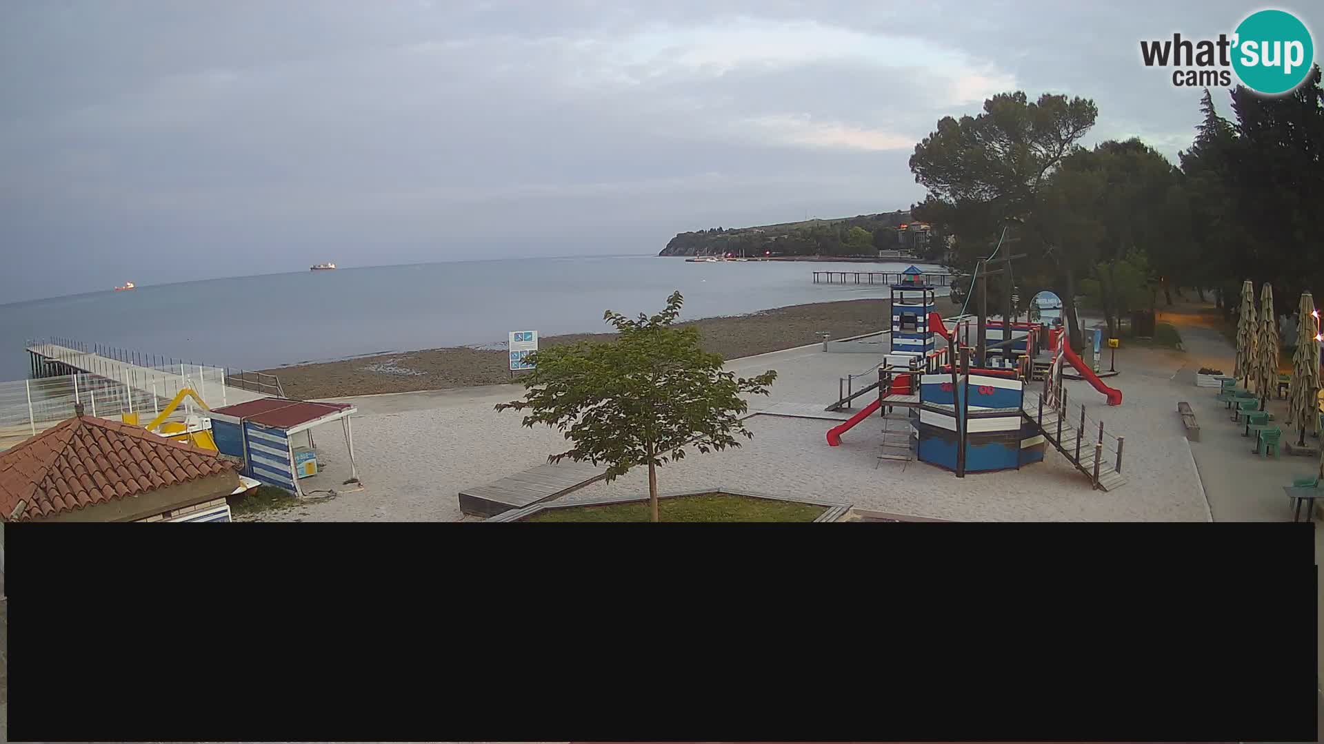 Live webcam Ankaran – Adria Ankaran Hotel & Resort – Slovenia