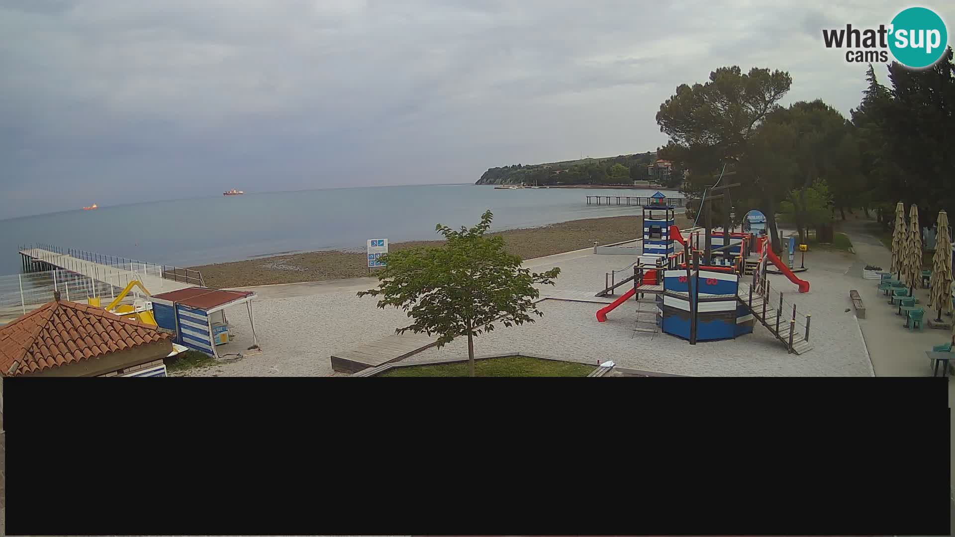 Web kamera uživo Ankaran – Adria Ankaran Hotel & Resort – Slovenija