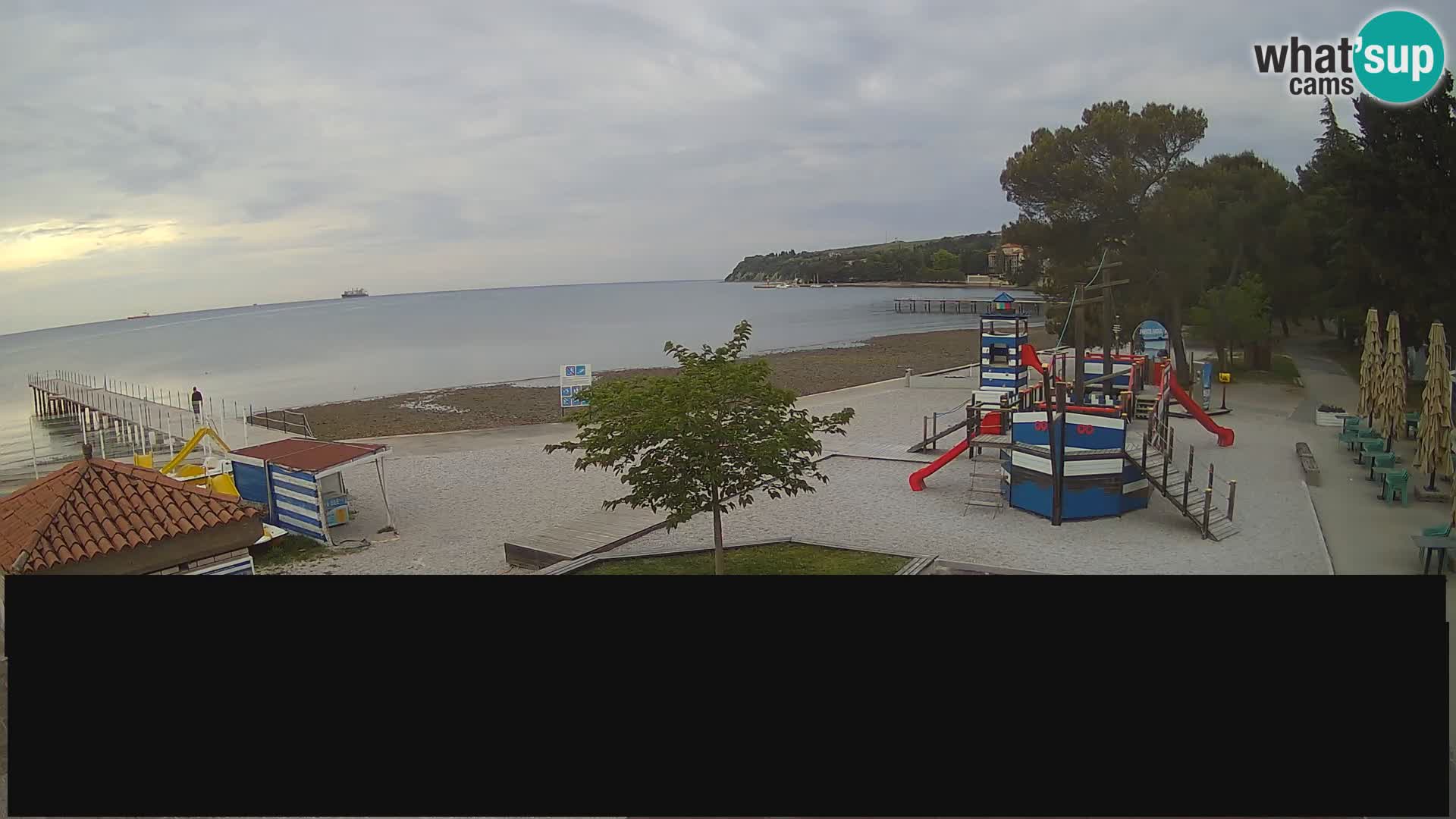 Live webcam Ankaran – Adria Ankaran Hotel & Resort – Slovenia