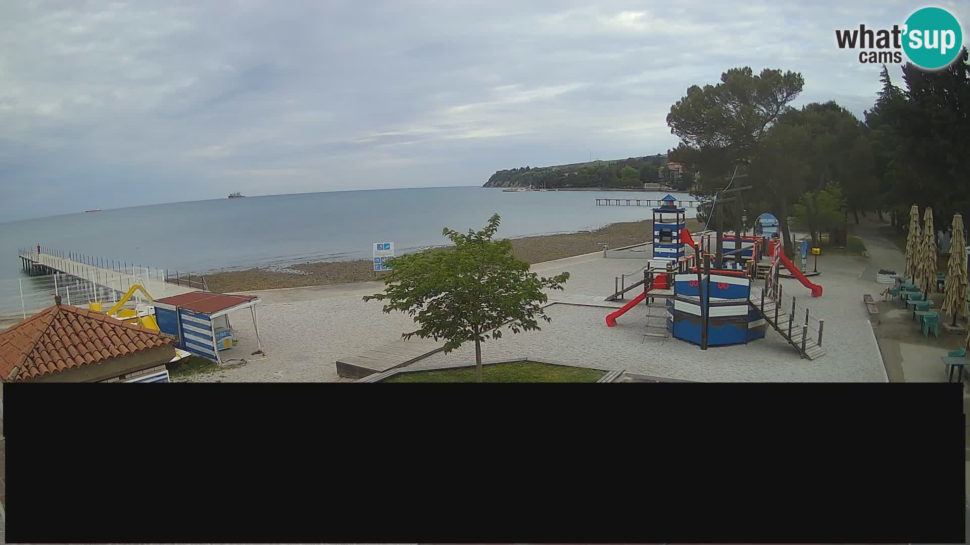 Live webcam Ankaran – Adria Ankaran Hotel & Resort – Slovenia