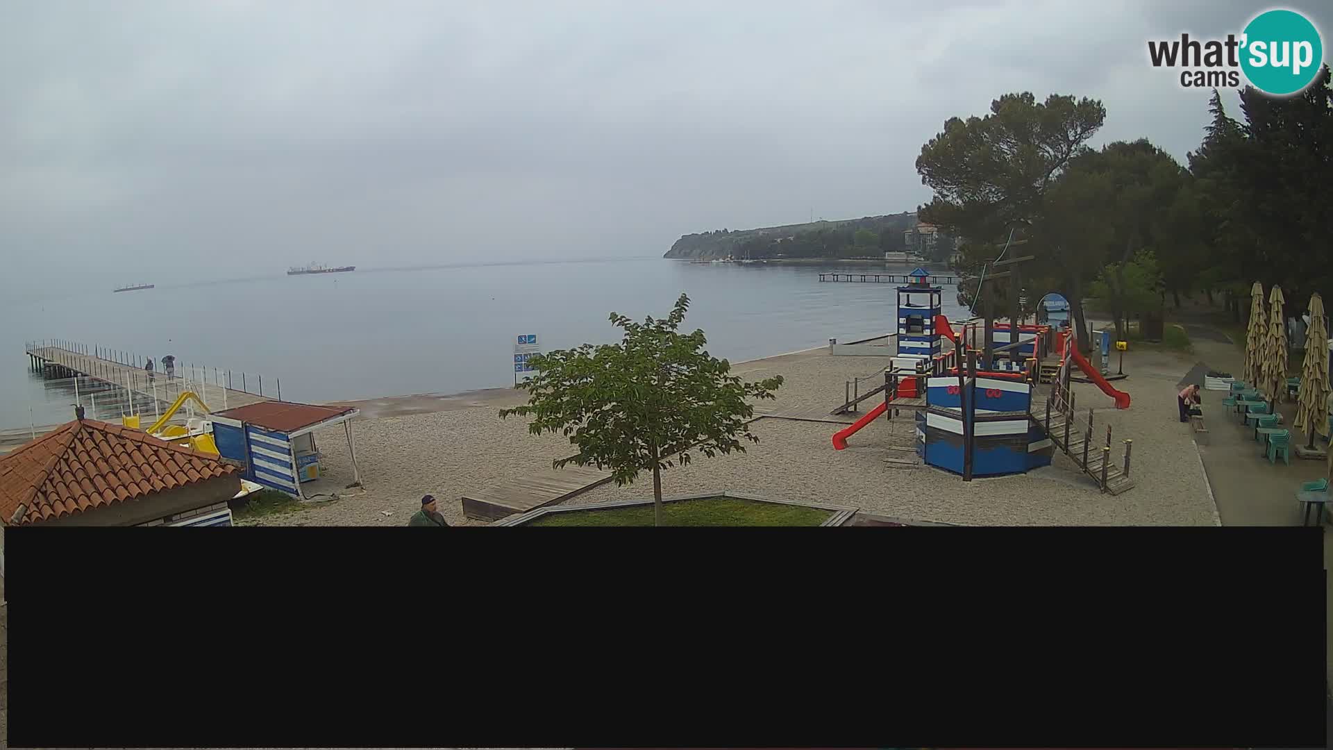 Cámara web en vivo Ankaran – Adria Ankaran Hotel & Resort – Eslovenia