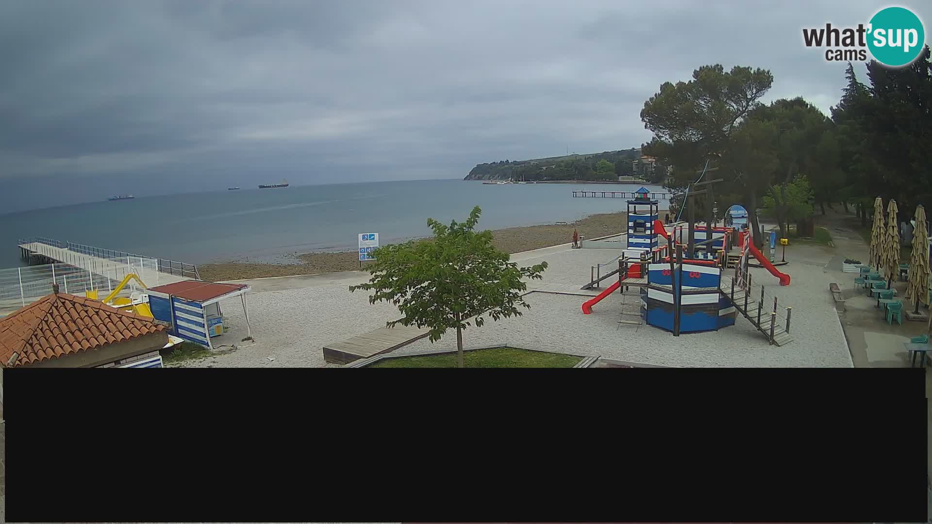 Live webcam Ankaran – Adria Ankaran Hotel & Resort – Slovenia