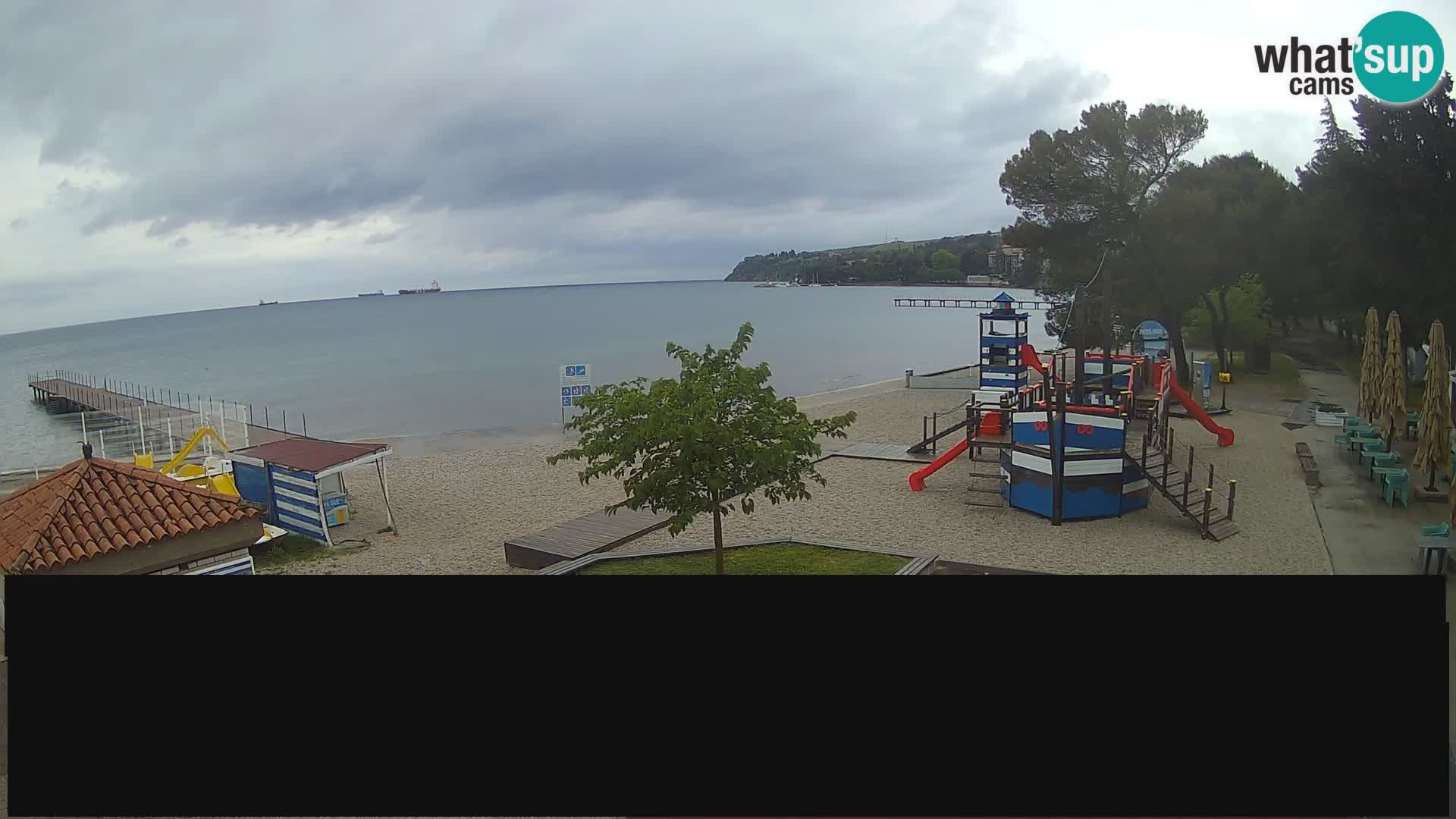 Cámara web en vivo Ankaran – Adria Ankaran Hotel & Resort – Eslovenia