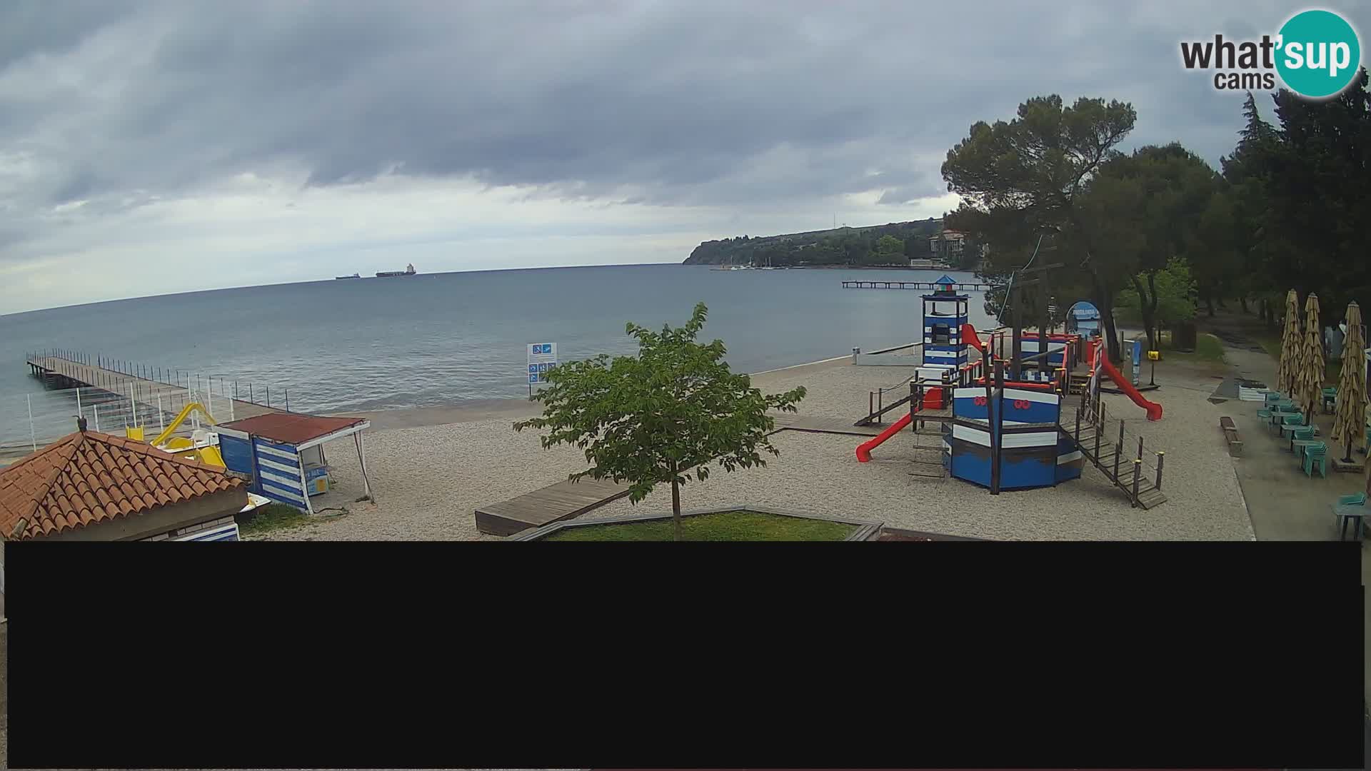Cámara web en vivo Ankaran – Adria Ankaran Hotel & Resort – Eslovenia