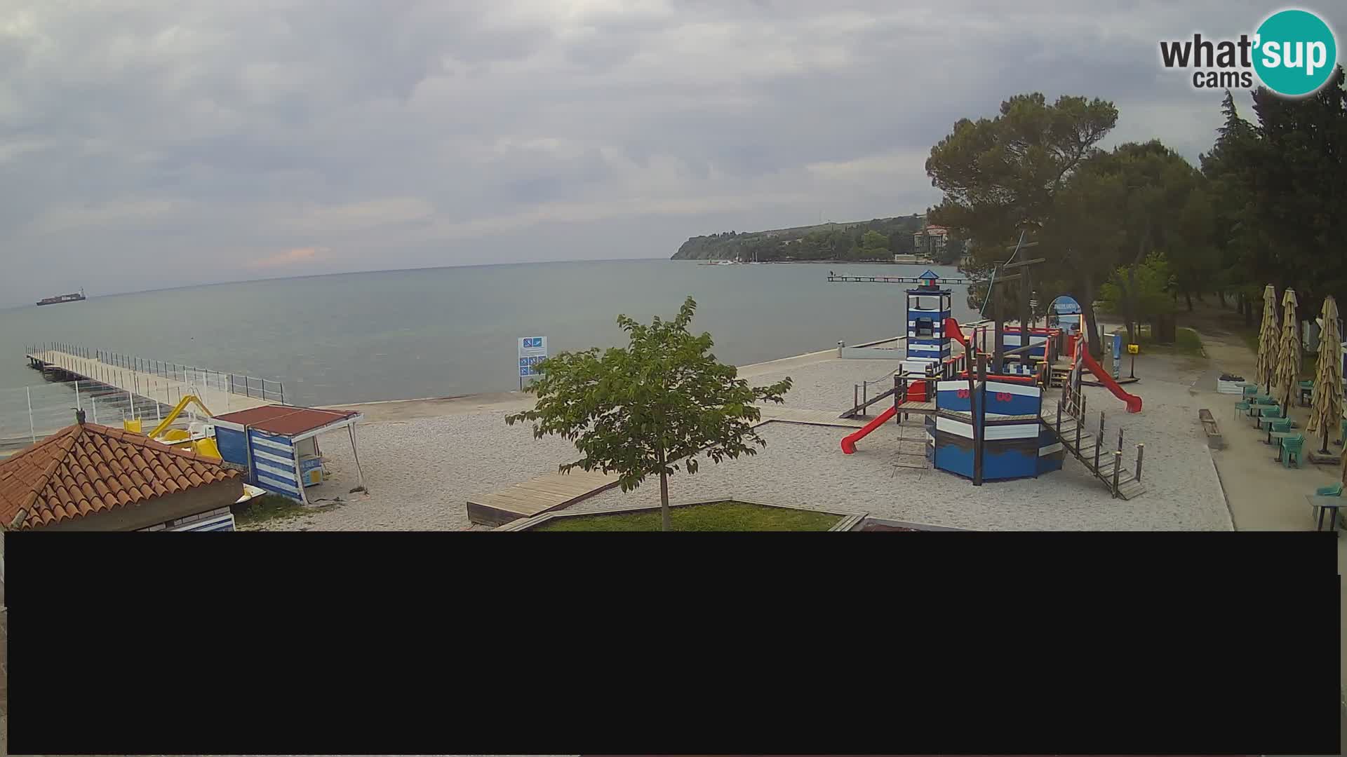Cámara web en vivo Ankaran – Adria Ankaran Hotel & Resort – Eslovenia