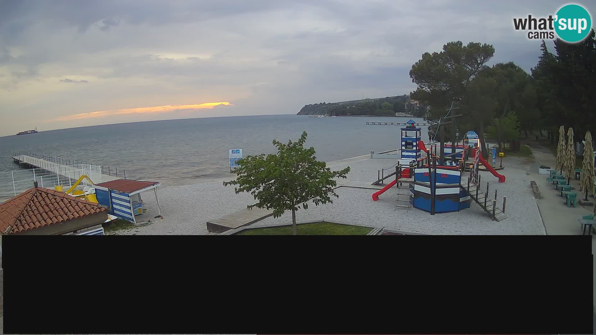 Webcam en direct Ankaran – Adria Ankaran Hotel & Resort – Slovénie