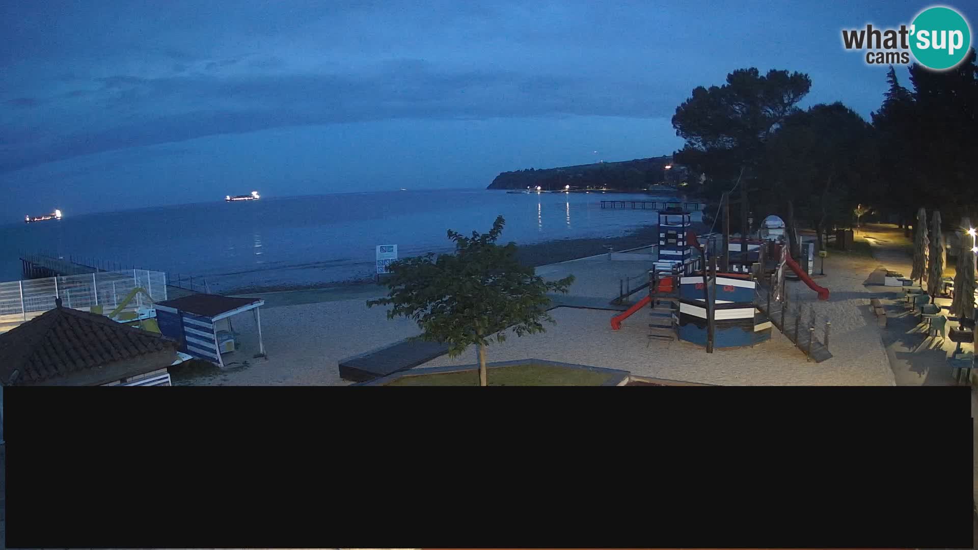 Live webcam Ankaran – Adria Ankaran Hotel & Resort – Slovenia