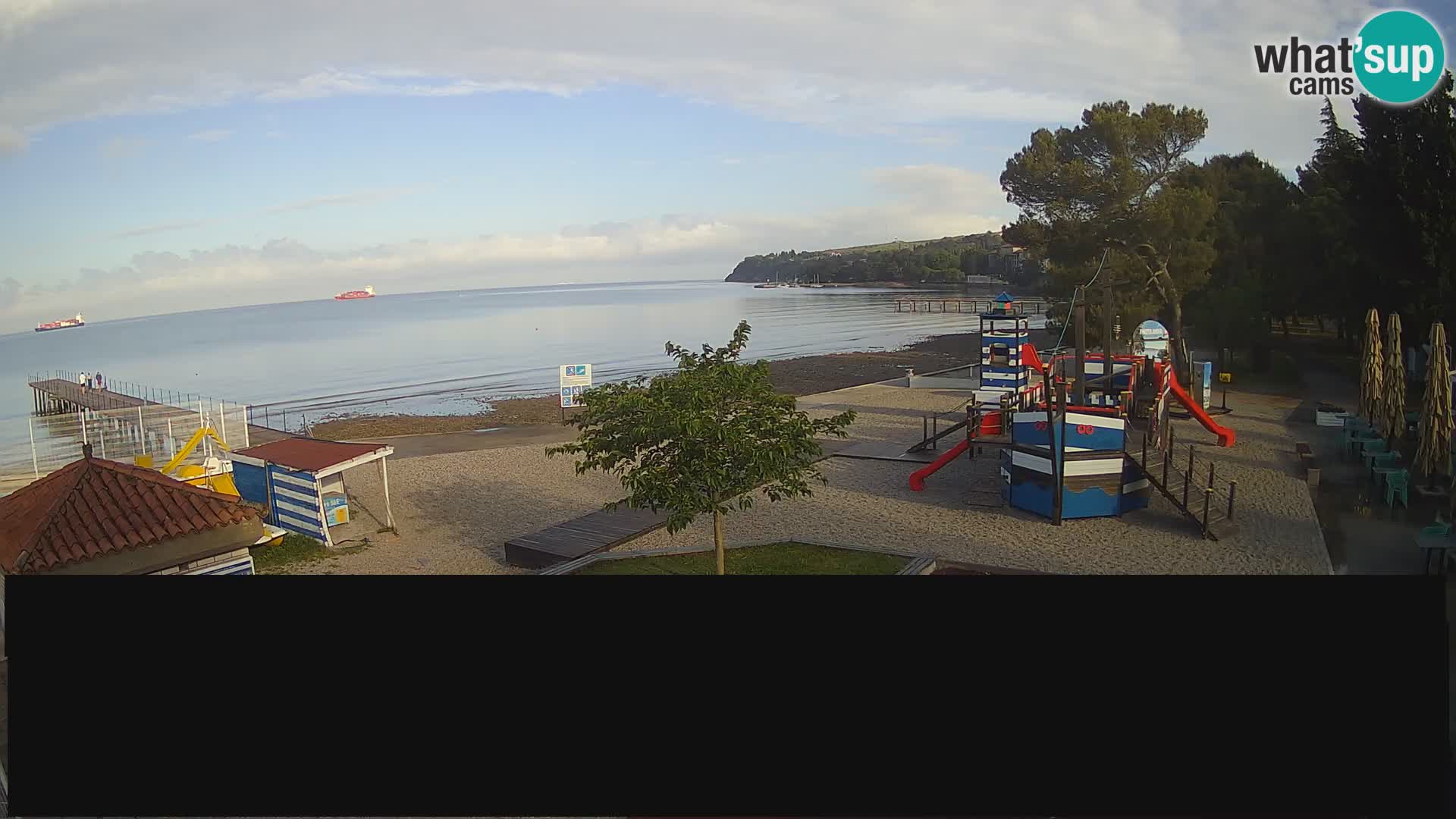 Cámara web en vivo Ankaran – Adria Ankaran Hotel & Resort – Eslovenia