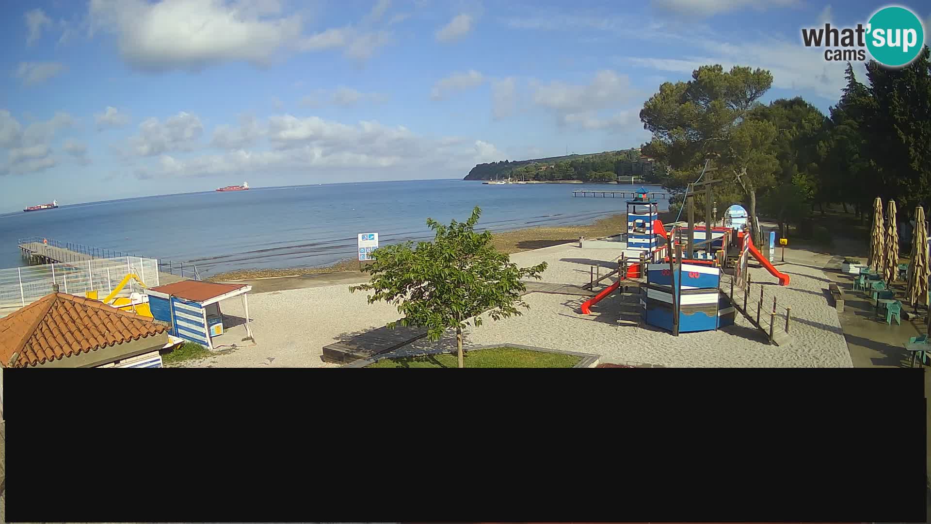 Cámara web en vivo Ankaran – Adria Ankaran Hotel & Resort – Eslovenia