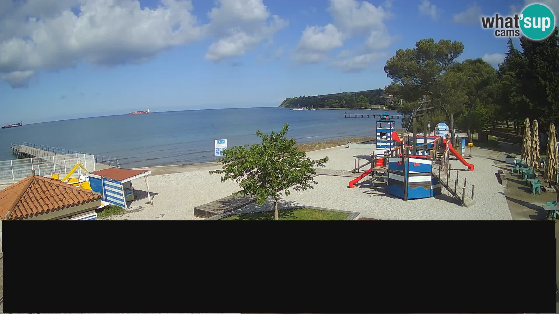 Cámara web en vivo Ankaran – Adria Ankaran Hotel & Resort – Eslovenia