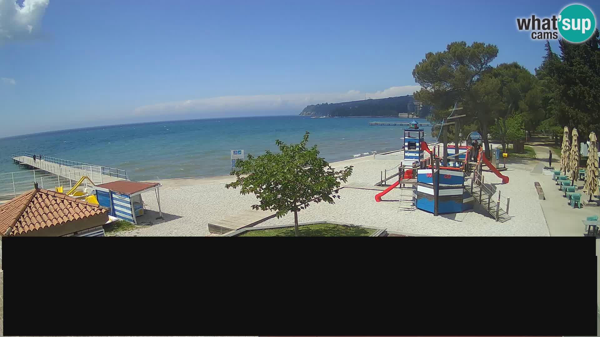 Cámara web en vivo Ankaran – Adria Ankaran Hotel & Resort – Eslovenia