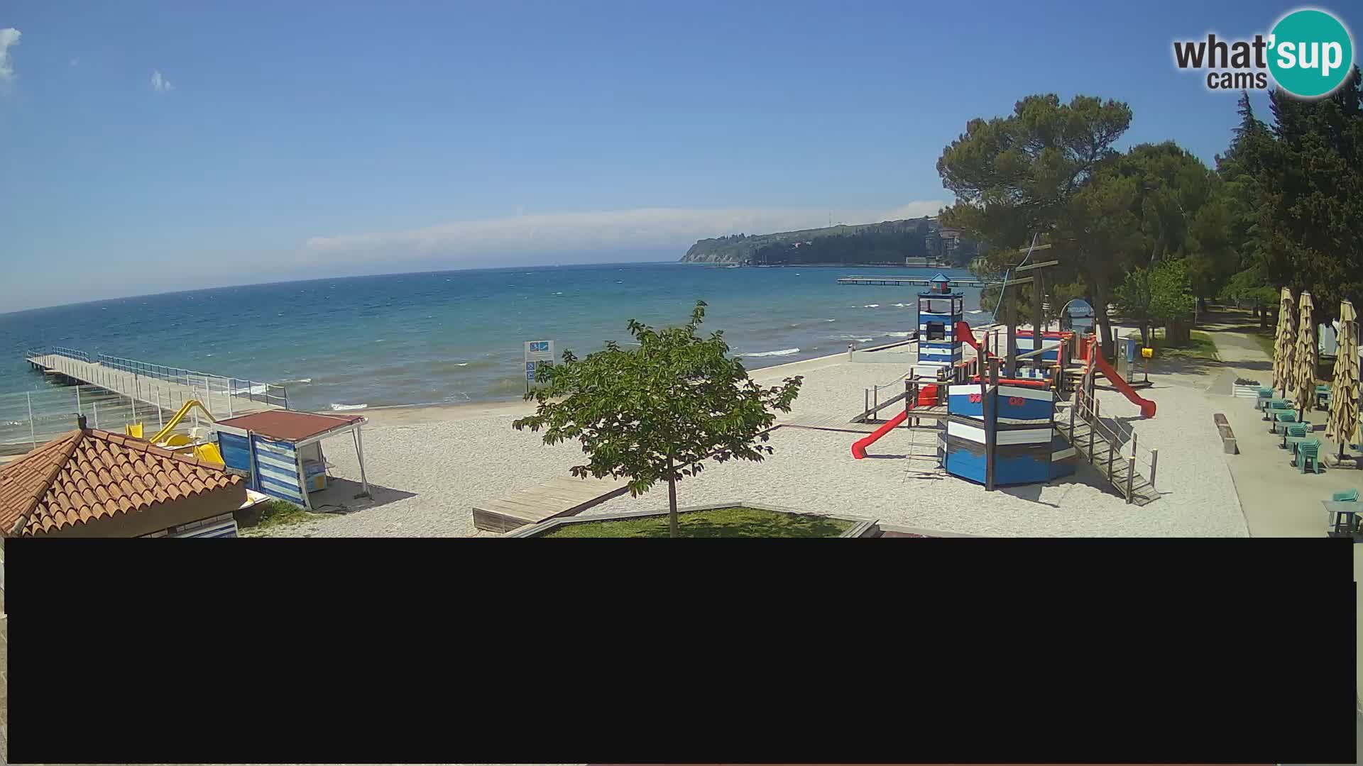 Web kamera uživo Ankaran – Adria Ankaran Hotel & Resort – Slovenija