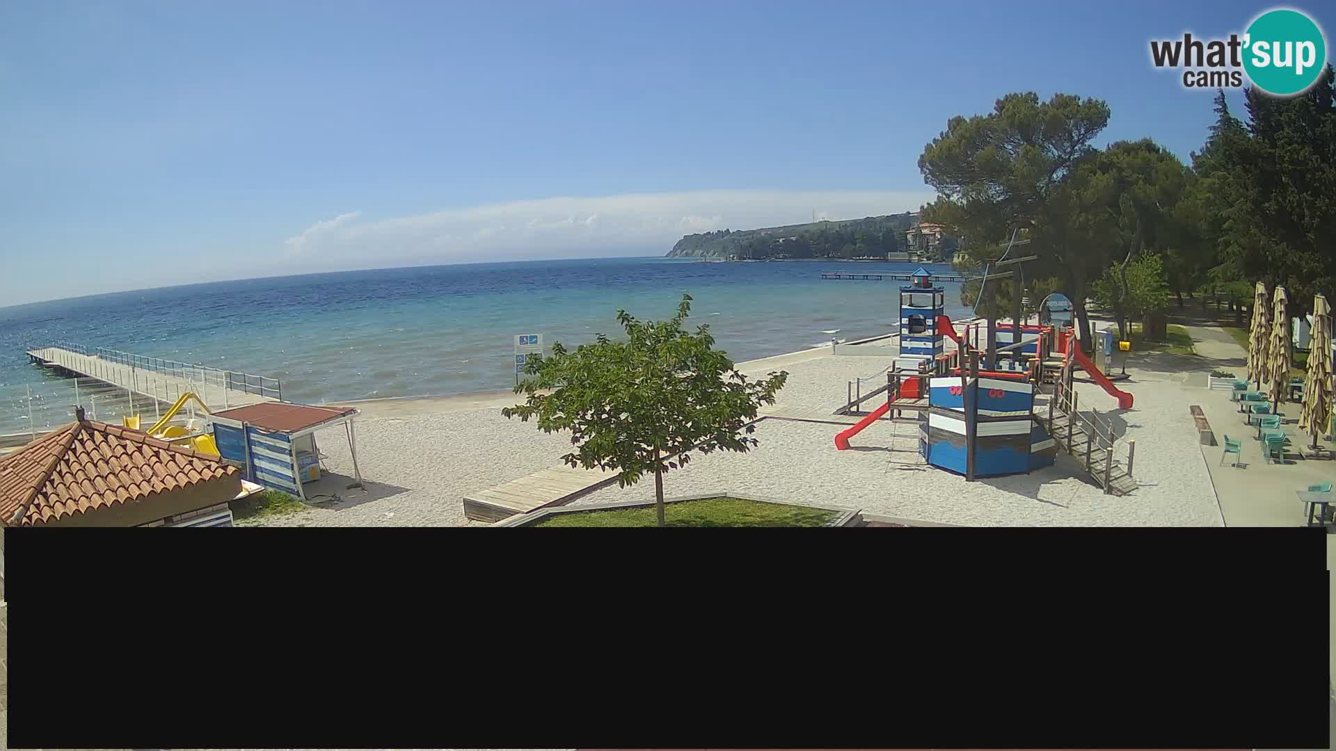 Web kamera uživo Ankaran – Adria Ankaran Hotel & Resort – Slovenija