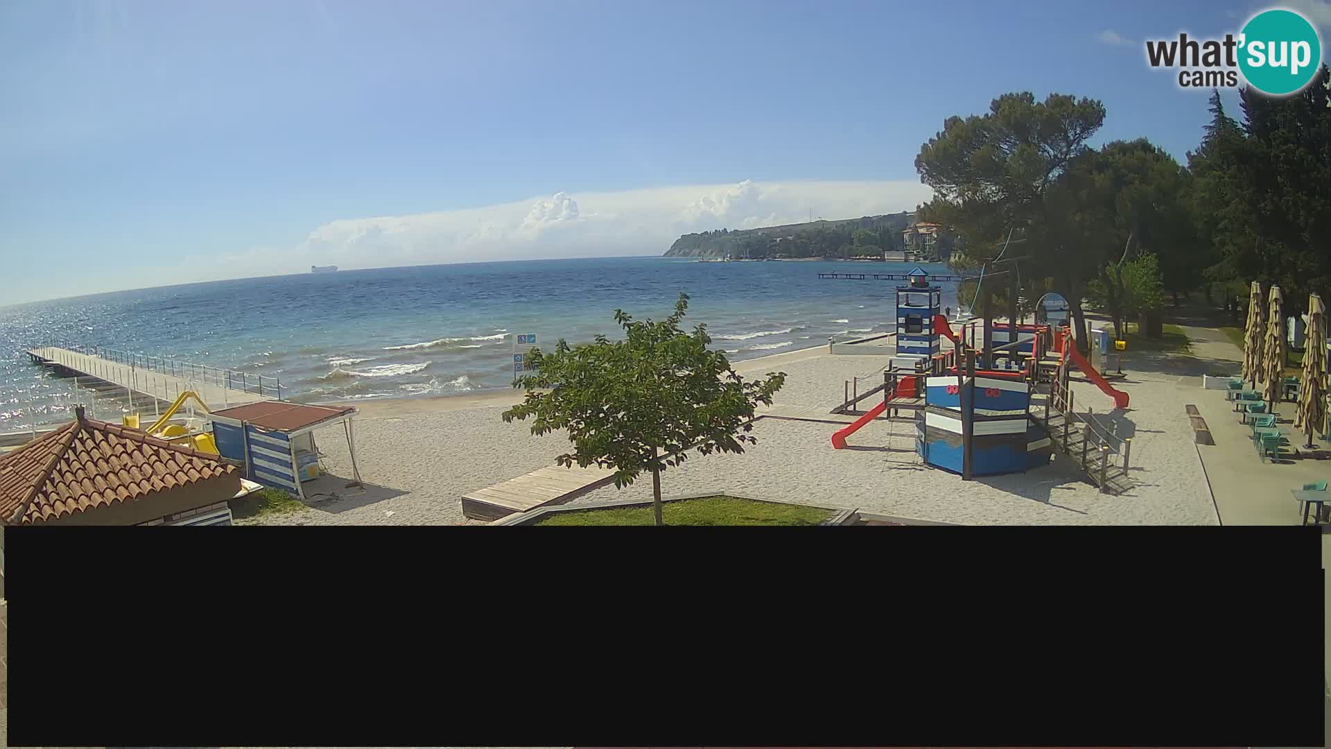 Web kamera uživo Ankaran – Adria Ankaran Hotel & Resort – Slovenija