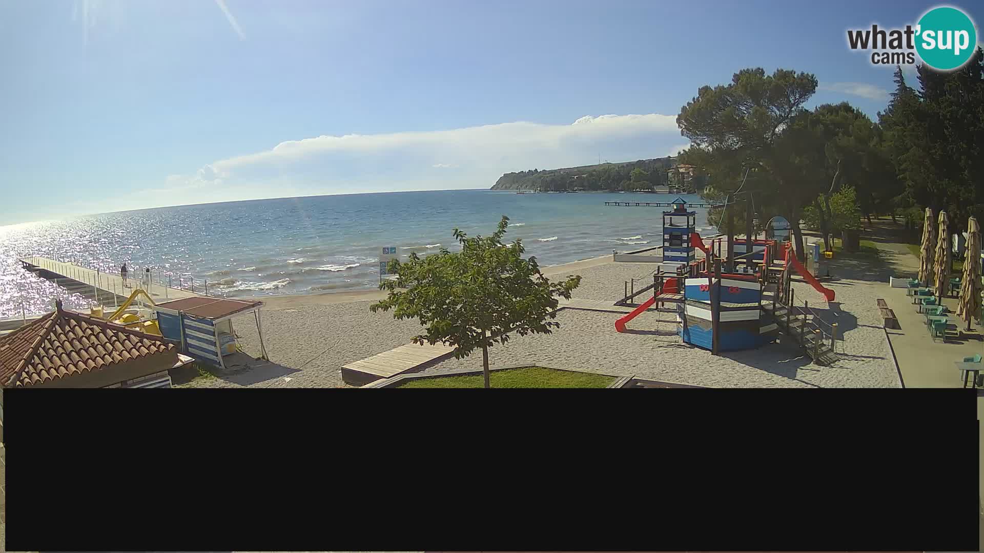 Web kamera uživo Ankaran – Adria Ankaran Hotel & Resort – Slovenija