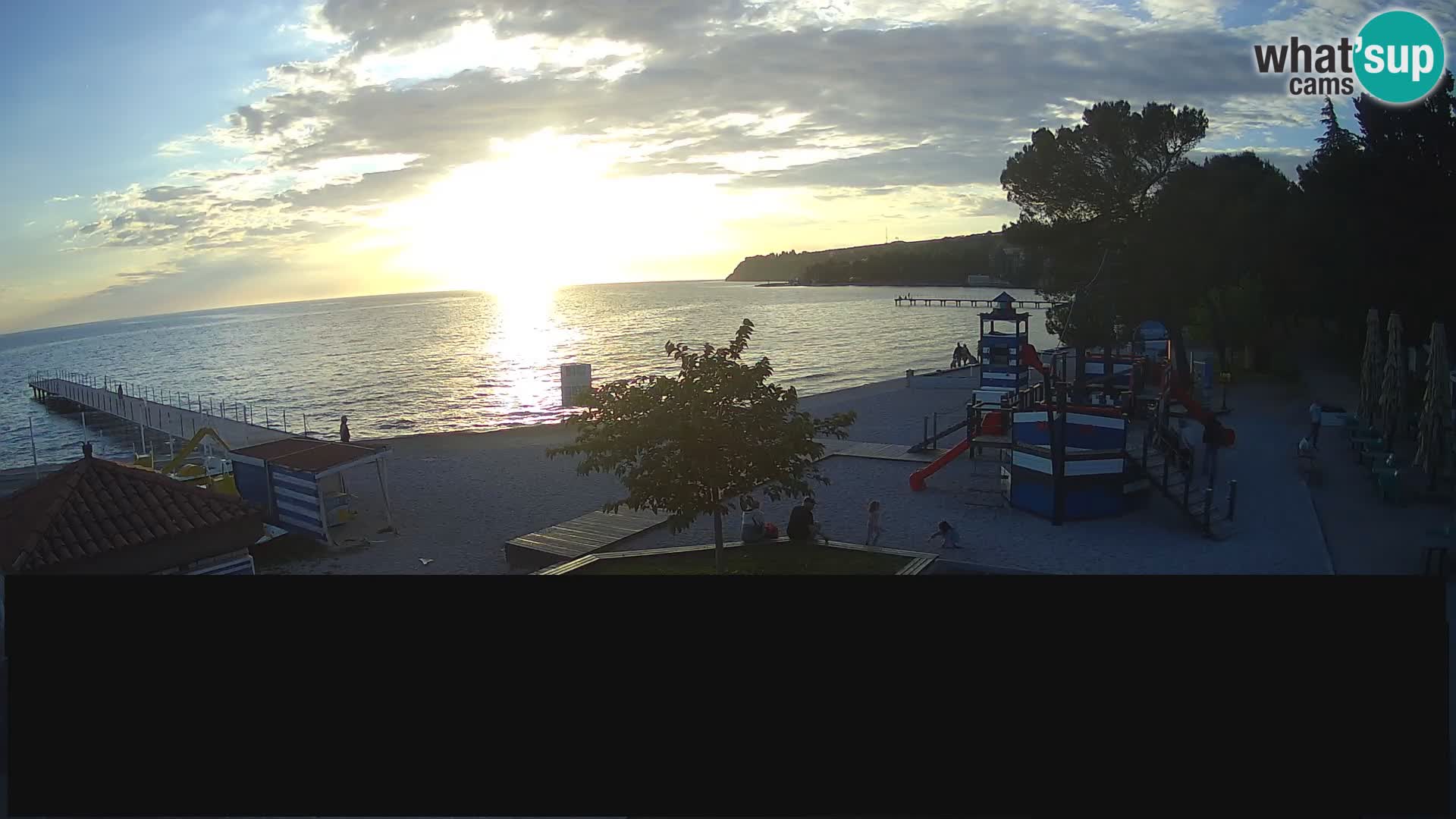 Cámara web en vivo Ankaran – Adria Ankaran Hotel & Resort – Eslovenia