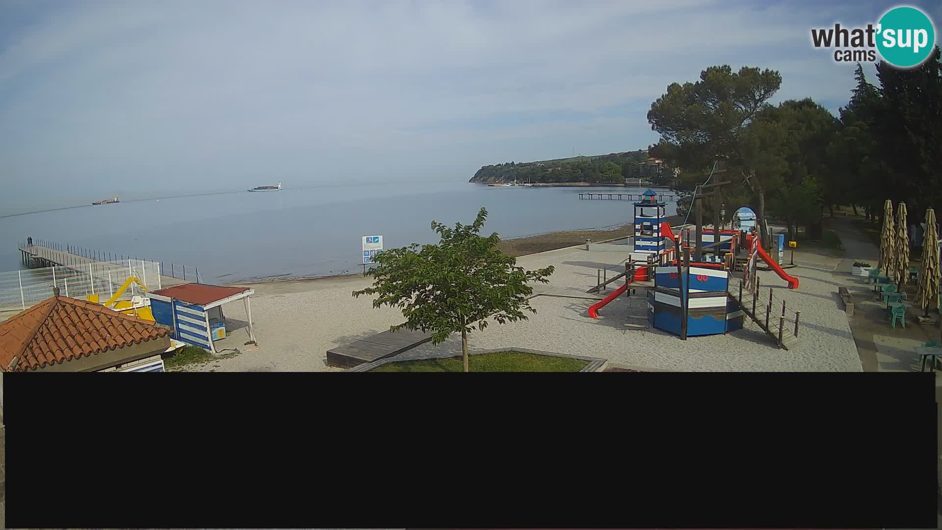 Live webcam Ankaran – Adria Ankaran Hotel & Resort – Slovenia