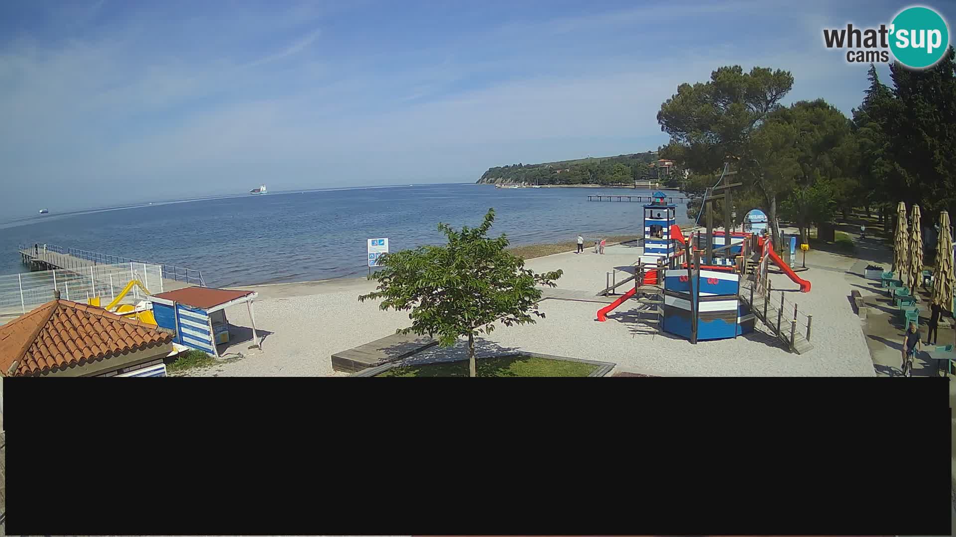 Cámara web en vivo Ankaran – Adria Ankaran Hotel & Resort – Eslovenia