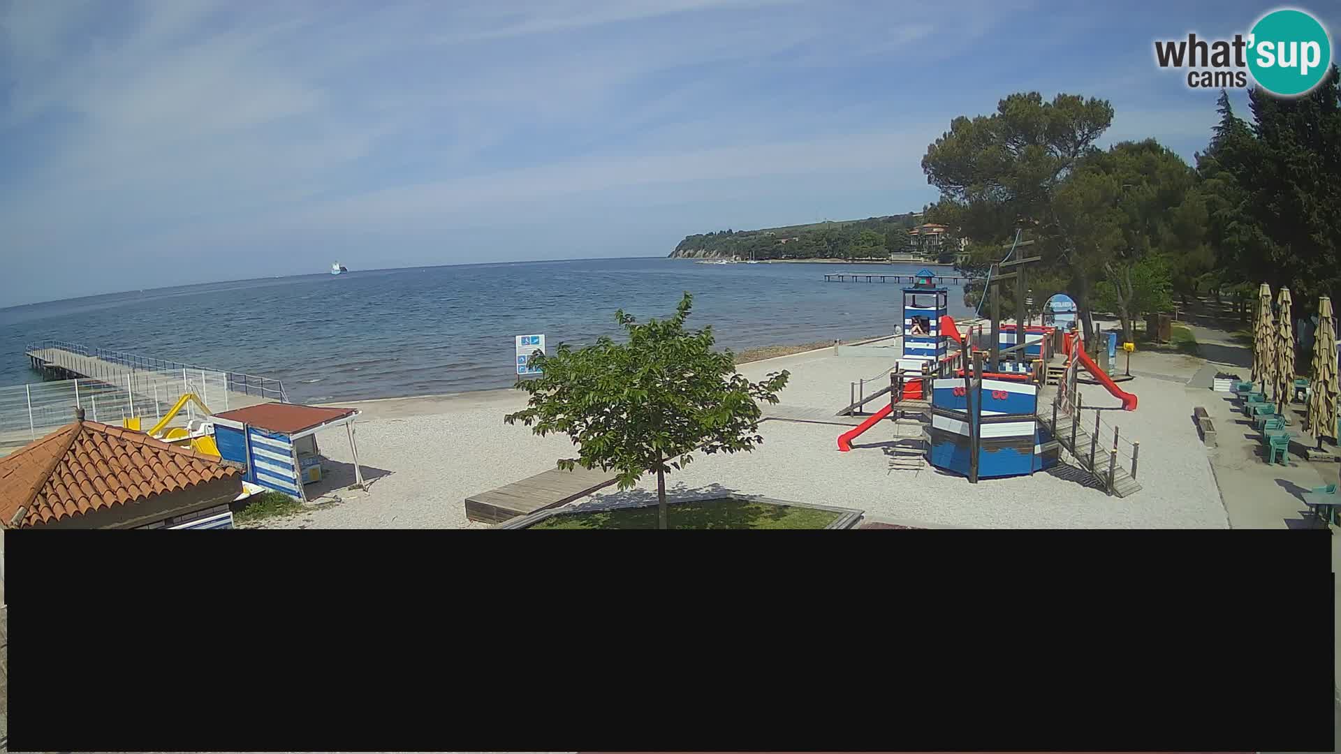 Cámara web en vivo Ankaran – Adria Ankaran Hotel & Resort – Eslovenia