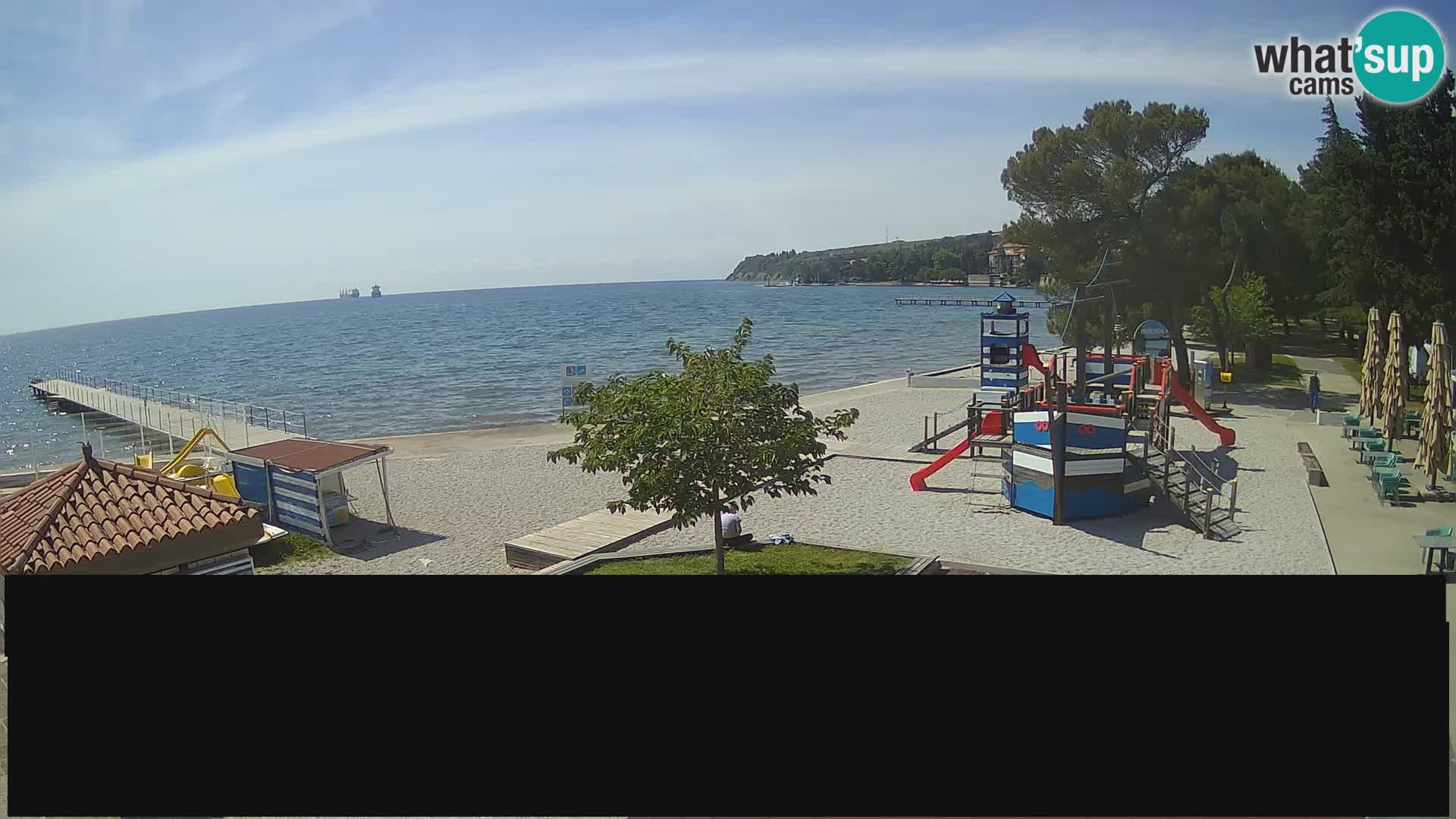 Live webcam Ankaran – Adria Ankaran Hotel & Resort – Slovenia