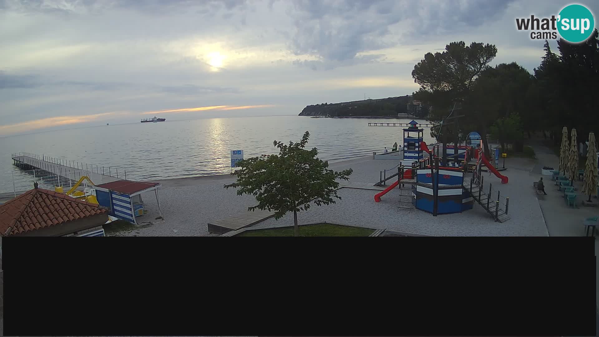 Web kamera uživo Ankaran – Adria Ankaran Hotel & Resort – Slovenija