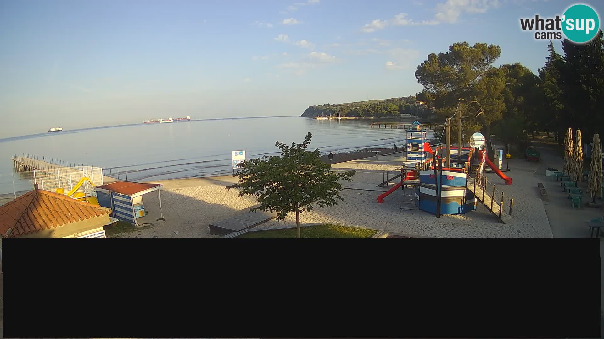 Cámara web en vivo Ankaran – Adria Ankaran Hotel & Resort – Eslovenia