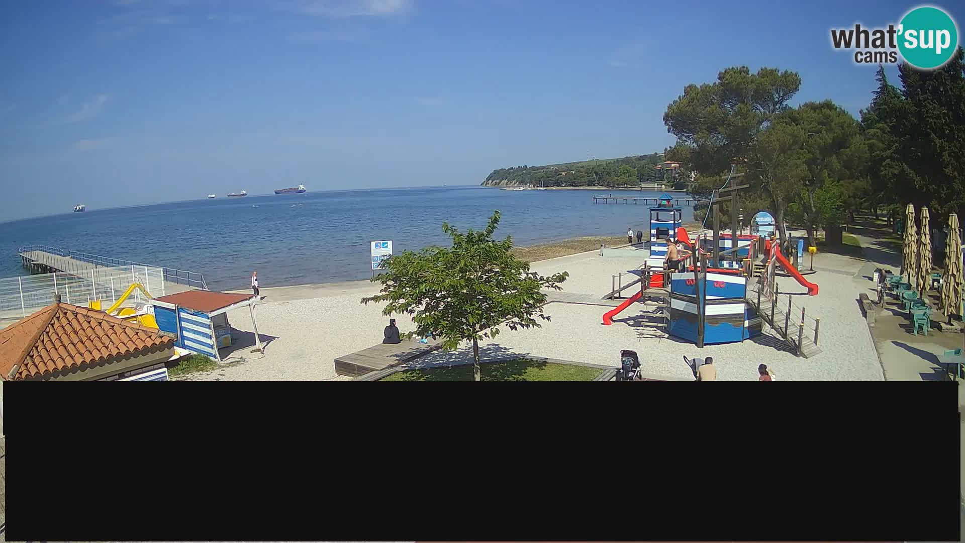 Web kamera uživo Ankaran – Adria Ankaran Hotel & Resort – Slovenija