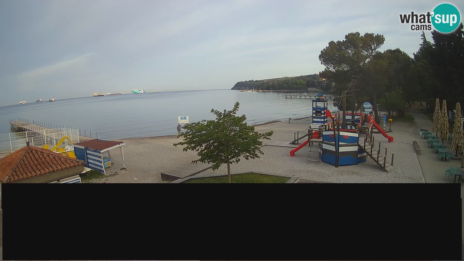 Web kamera uživo Ankaran – Adria Ankaran Hotel & Resort – Slovenija