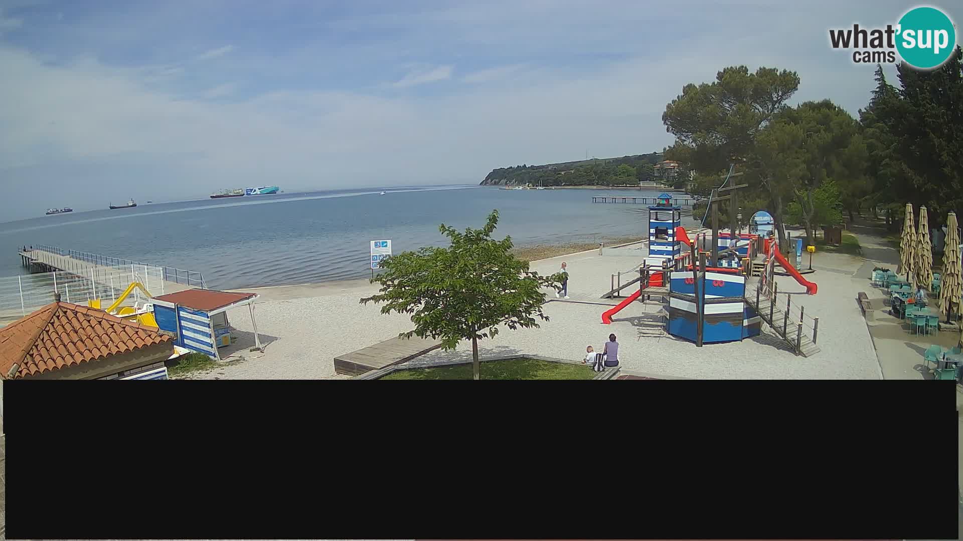 Live webcam Ankaran – Adria Ankaran Hotel & Resort – Slovenia
