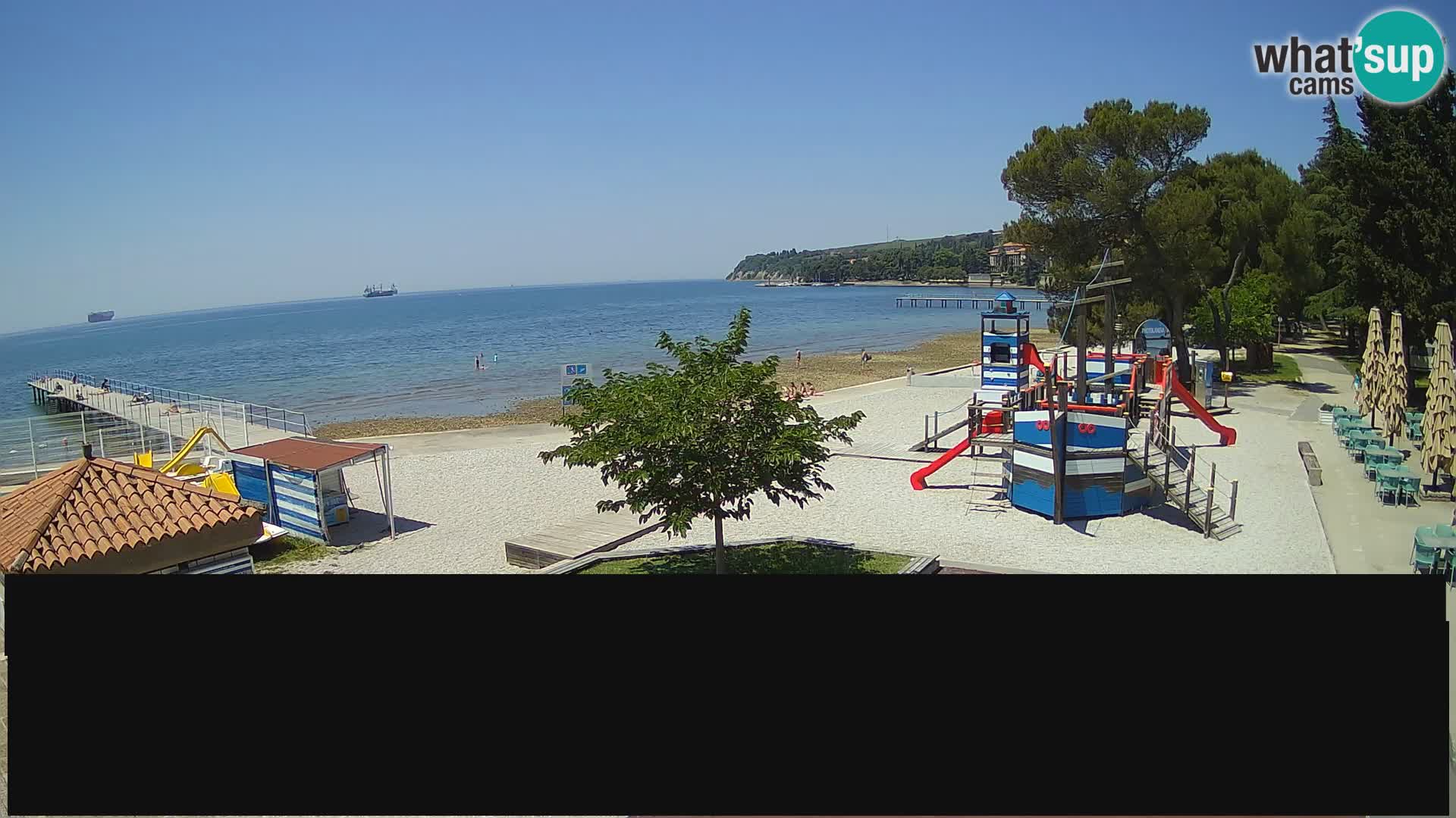 Cámara web en vivo Ankaran – Adria Ankaran Hotel & Resort – Eslovenia