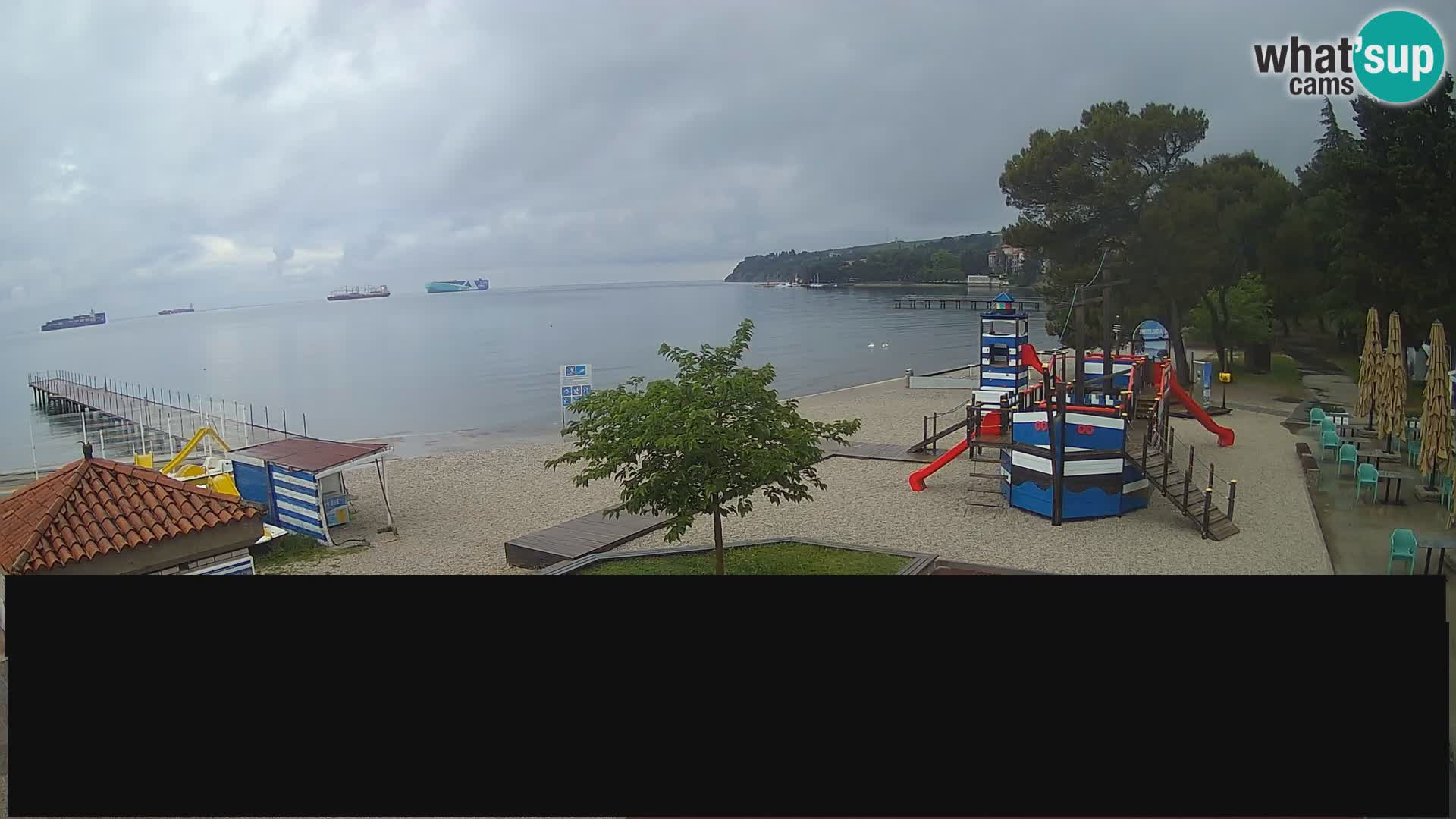 Live webcam Ankaran – Adria Ankaran Hotel & Resort – Slovenia