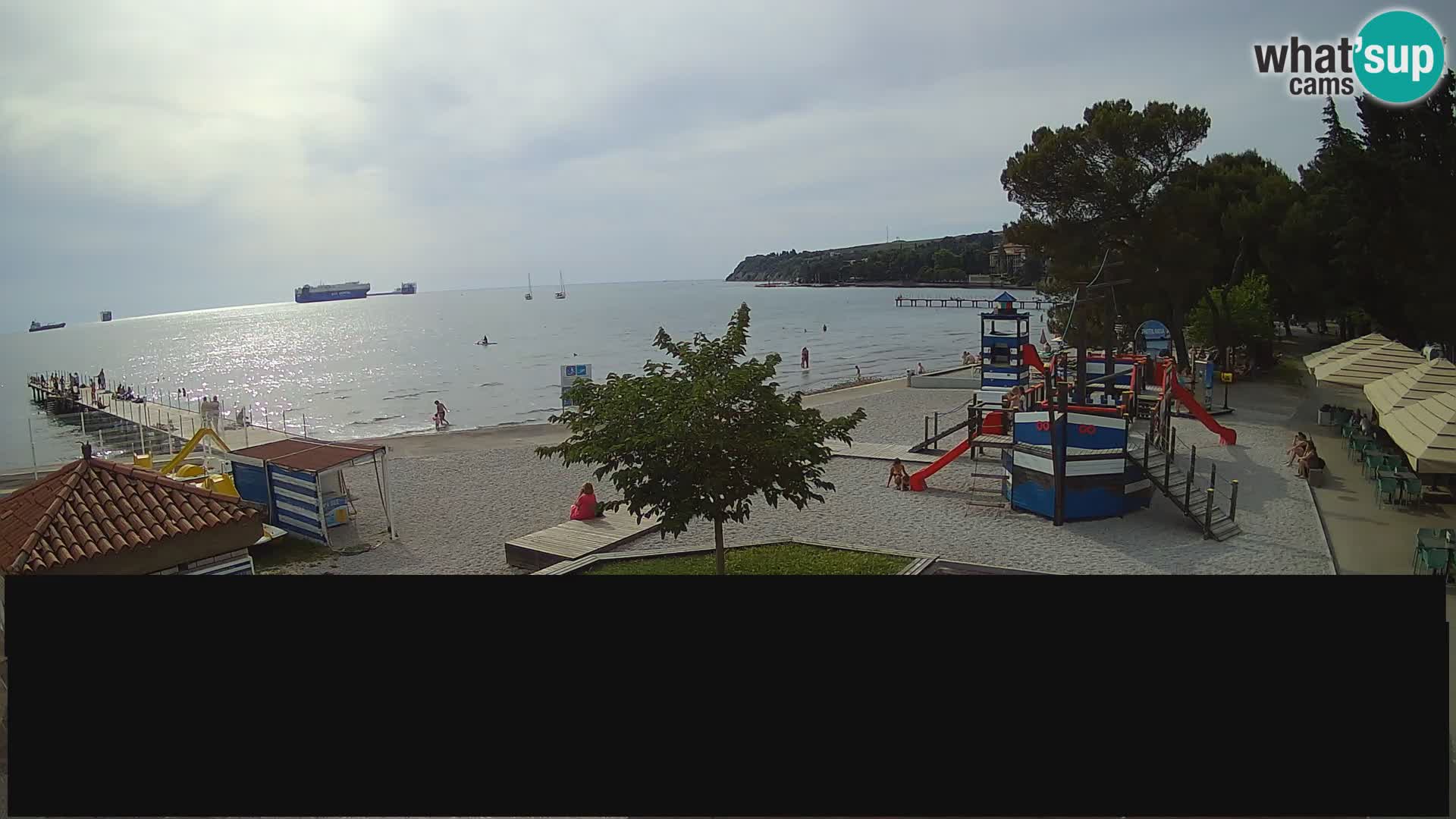 Web kamera uživo Ankaran – Adria Ankaran Hotel & Resort – Slovenija