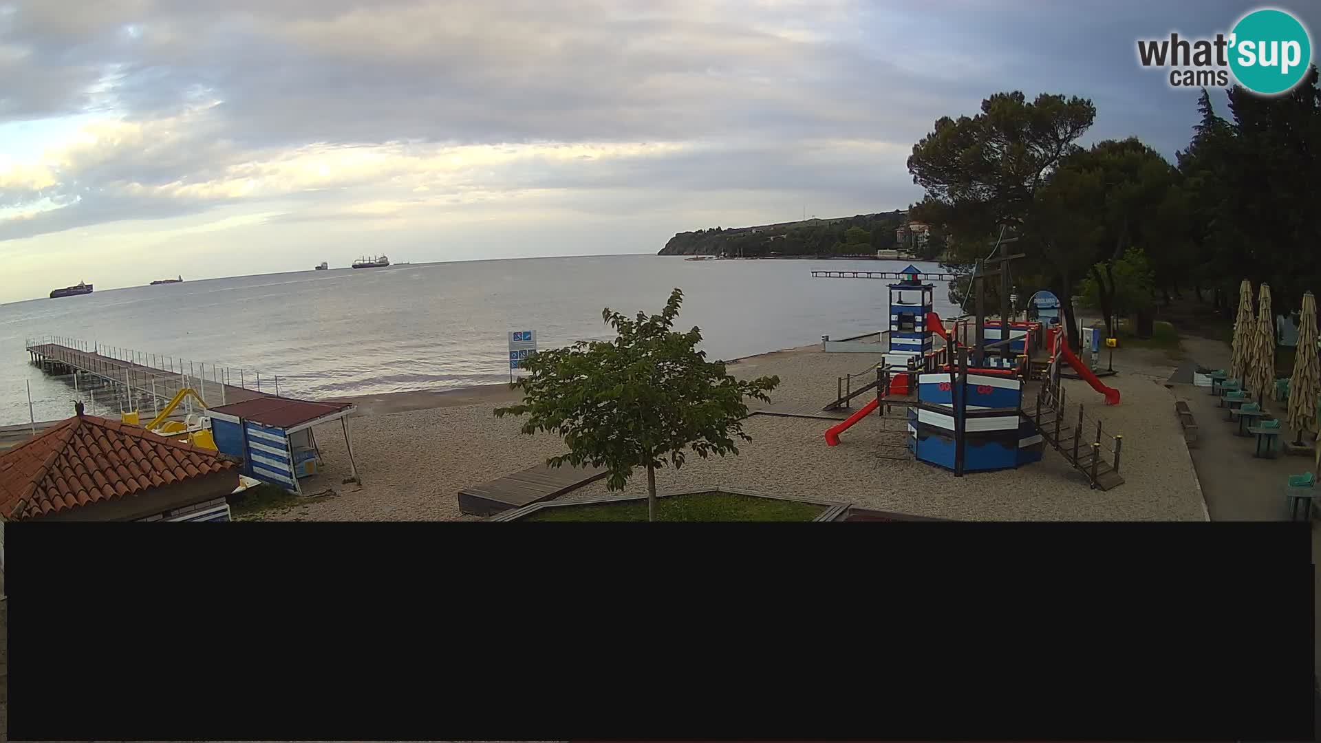 Cámara web en vivo Ankaran – Adria Ankaran Hotel & Resort – Eslovenia