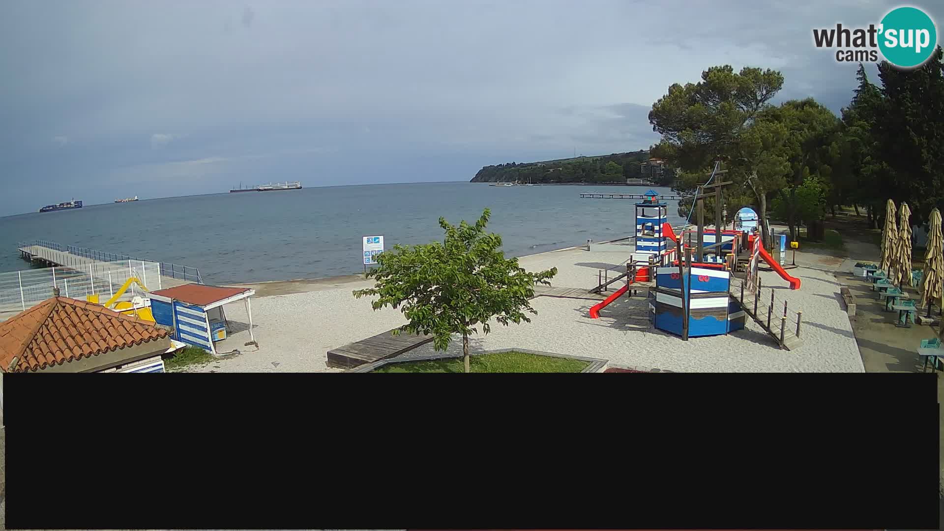 Cámara web en vivo Ankaran – Adria Ankaran Hotel & Resort – Eslovenia