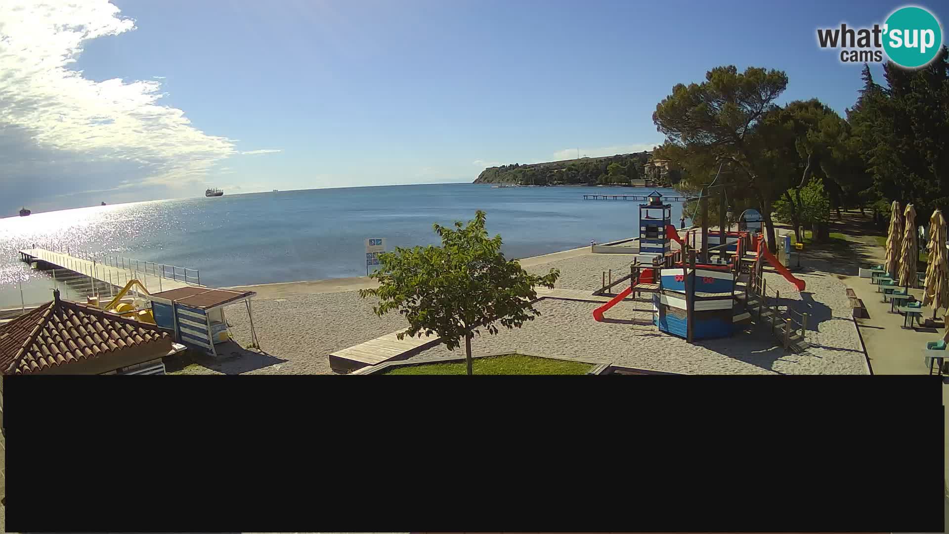 Cámara web en vivo Ankaran – Adria Ankaran Hotel & Resort – Eslovenia