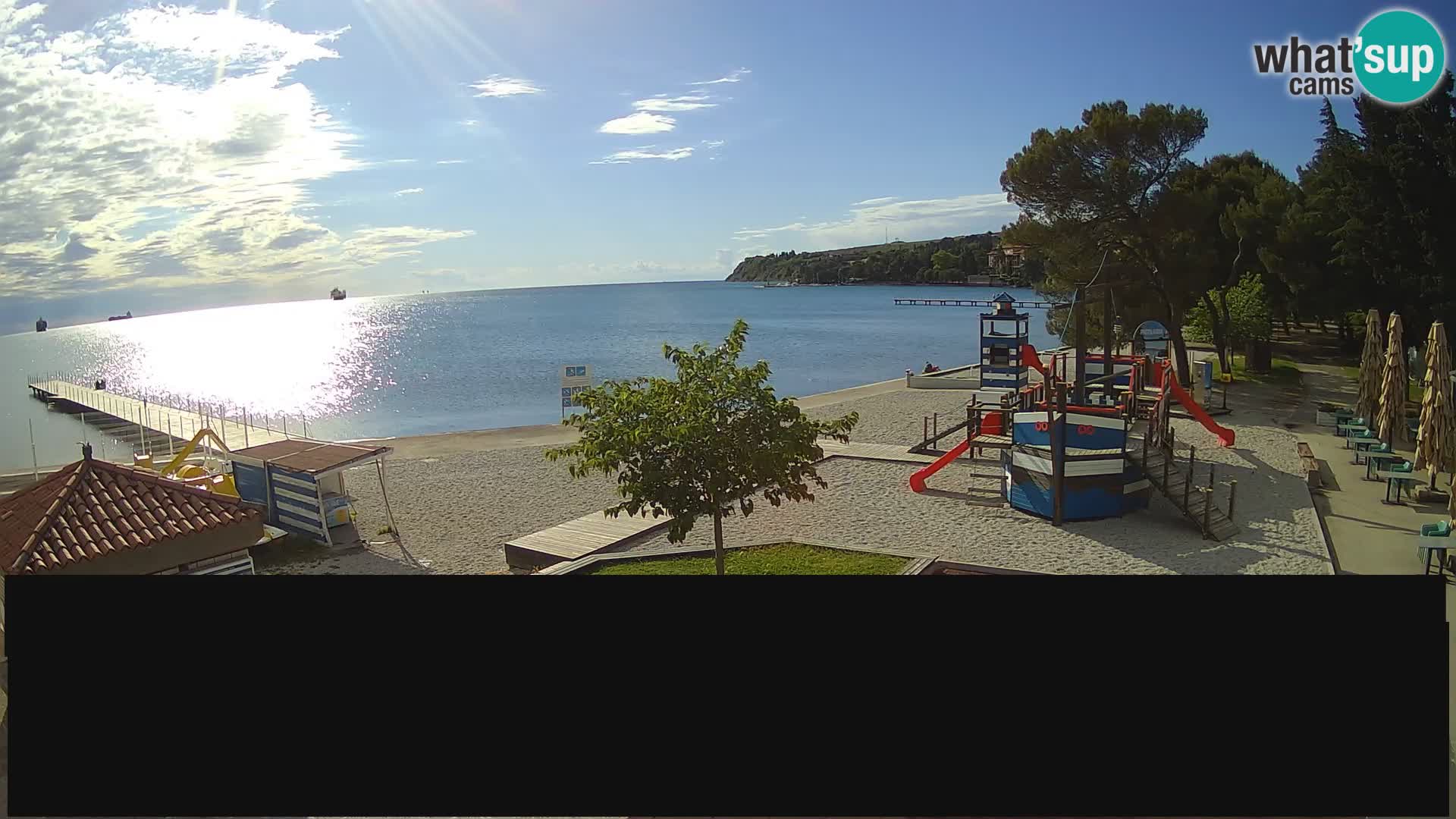 Cámara web en vivo Ankaran – Adria Ankaran Hotel & Resort – Eslovenia