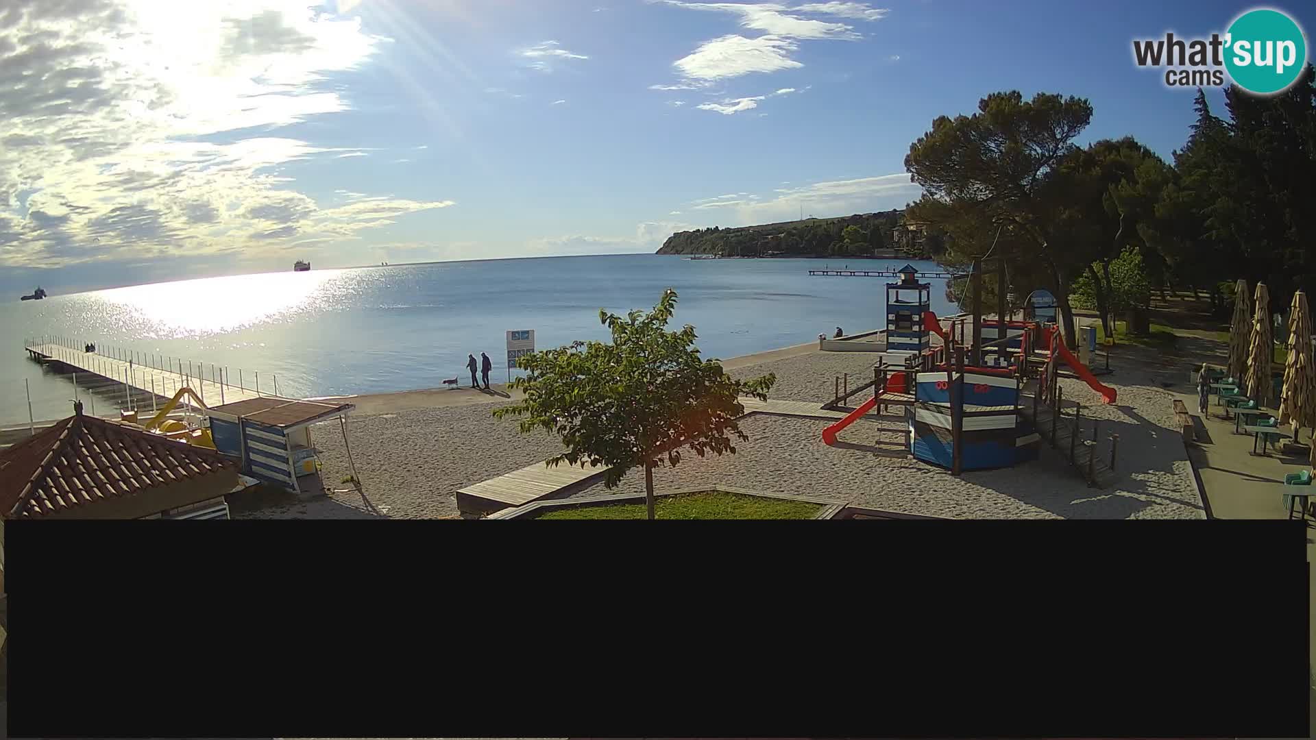 Live webcam Ankaran – Adria Ankaran Hotel & Resort – Slovenia