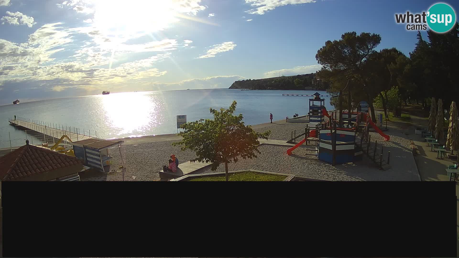 Cámara web en vivo Ankaran – Adria Ankaran Hotel & Resort – Eslovenia