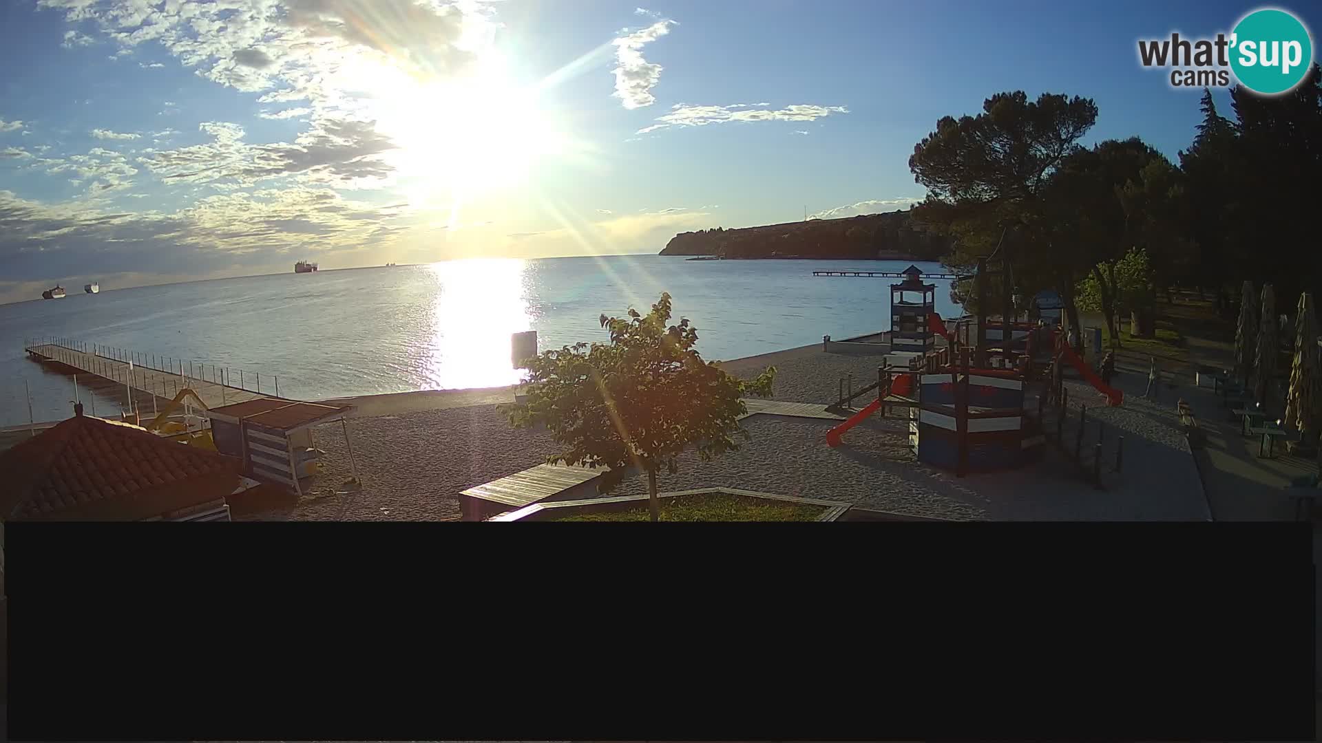 Cámara web en vivo Ankaran – Adria Ankaran Hotel & Resort – Eslovenia