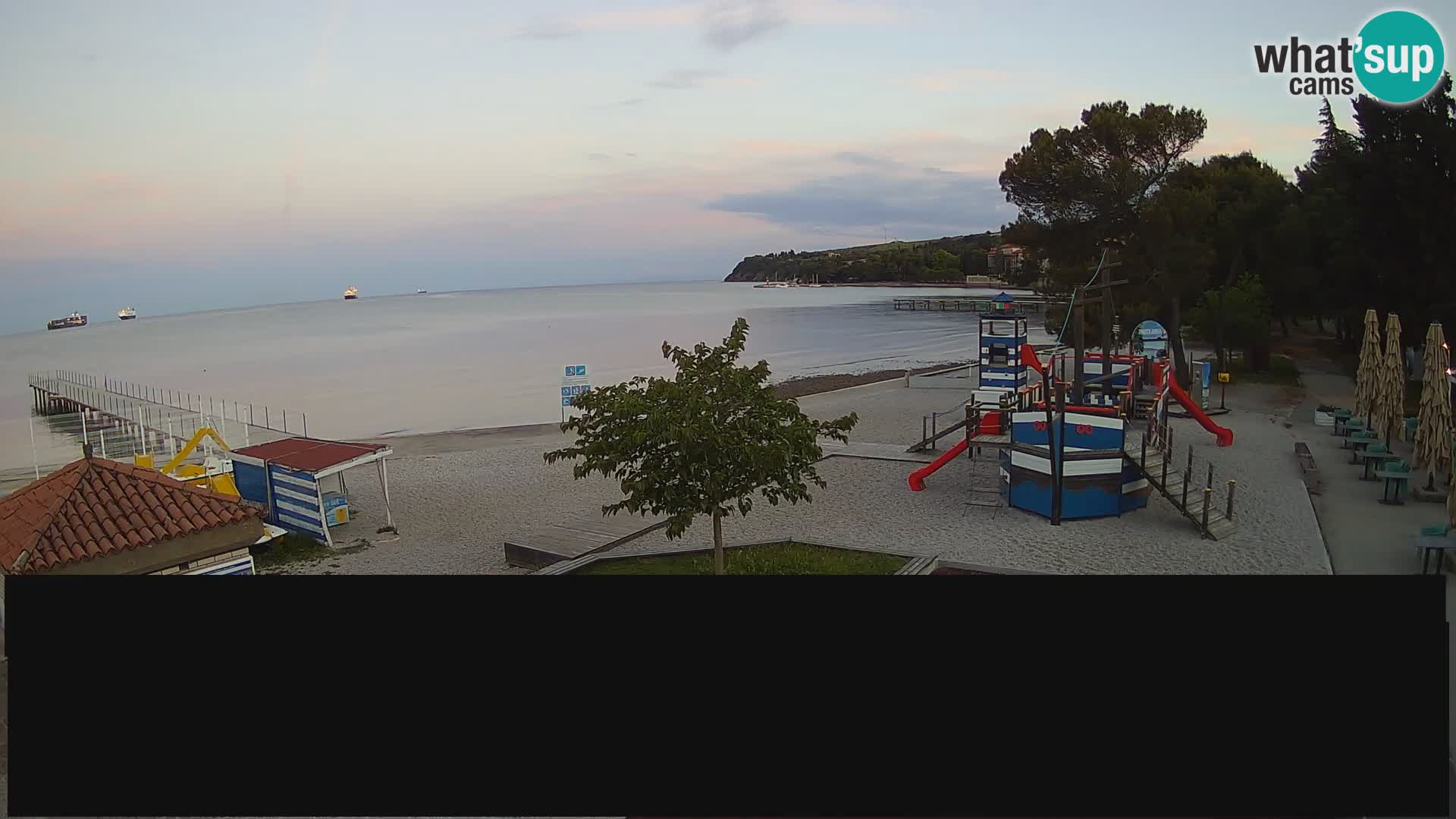 Webcam en direct Ankaran – Adria Ankaran Hotel & Resort – Slovénie