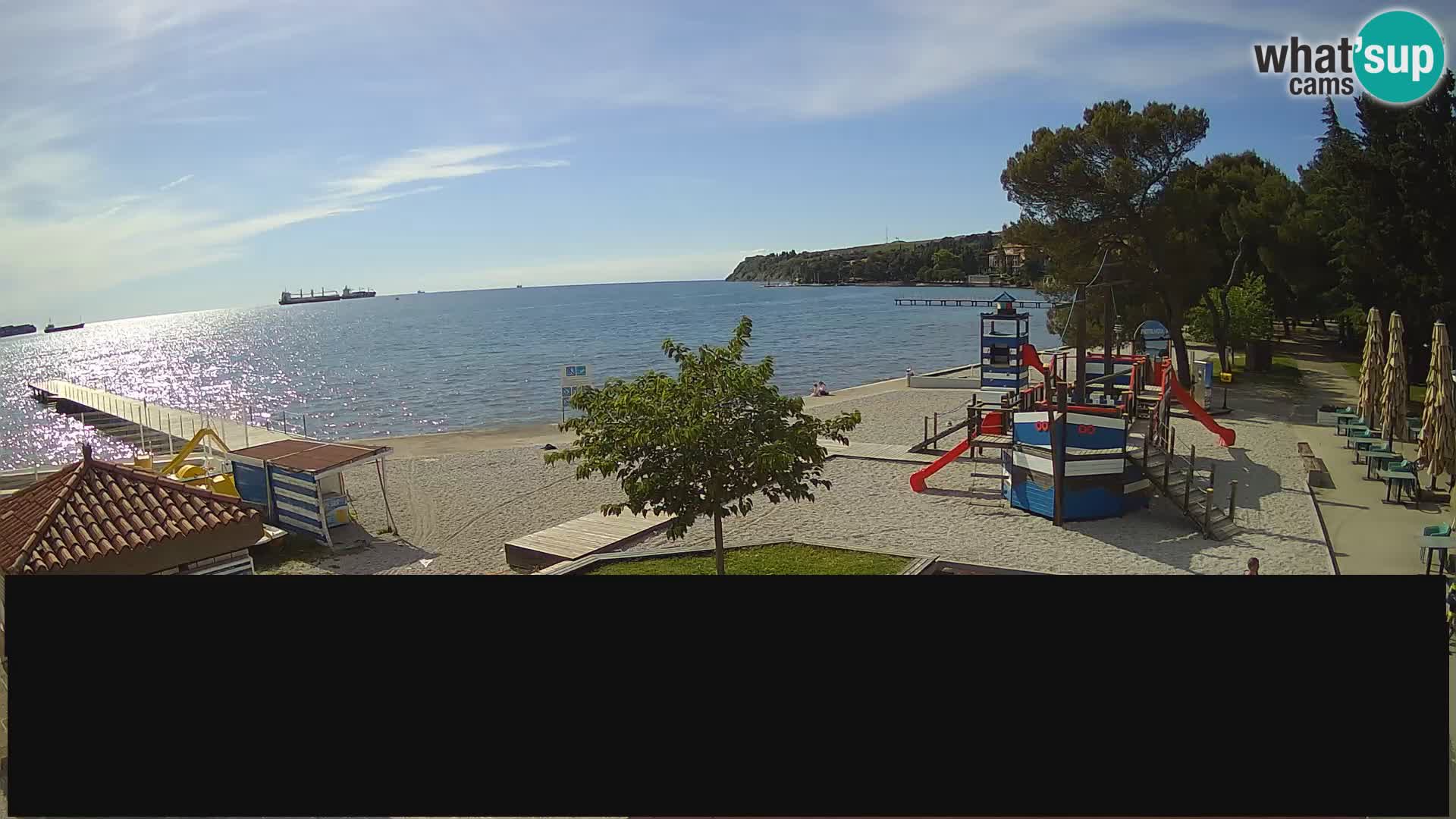 Cámara web en vivo Ankaran – Adria Ankaran Hotel & Resort – Eslovenia