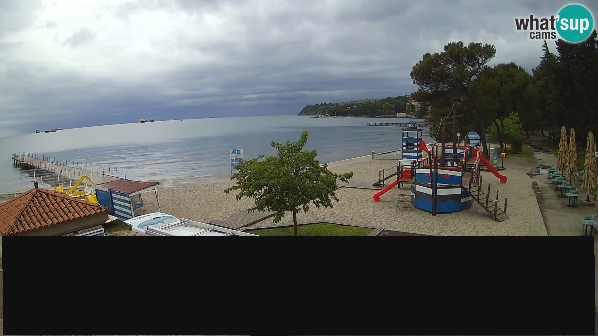 Live webcam Ankaran – Adria Ankaran Hotel & Resort – Slovenia