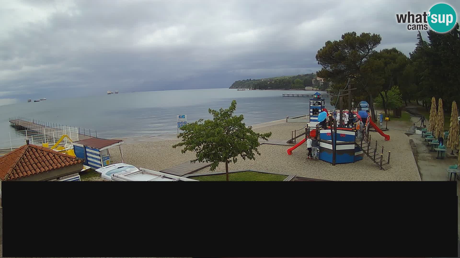 Live webcam Ankaran – Adria Ankaran Hotel & Resort – Slovenia
