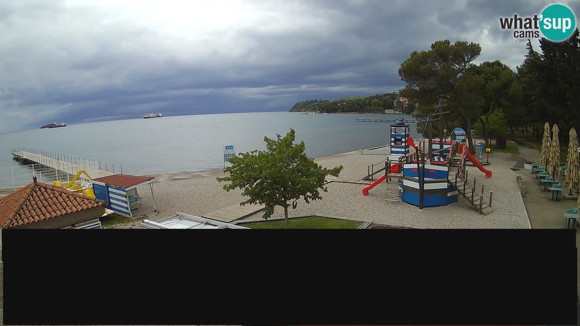 Live webcam Ankaran – Adria Ankaran Hotel & Resort – Slovenia