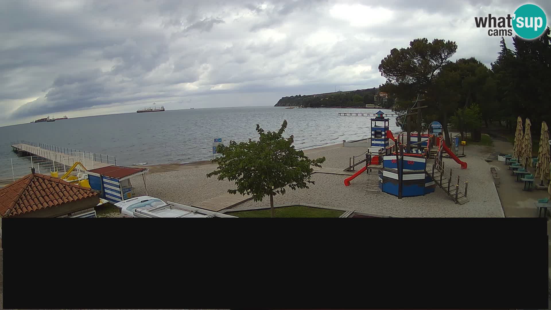 Cámara web en vivo Ankaran – Adria Ankaran Hotel & Resort – Eslovenia