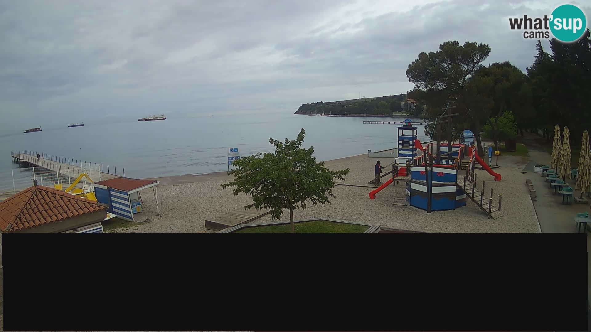 Cámara web en vivo Ankaran – Adria Ankaran Hotel & Resort – Eslovenia