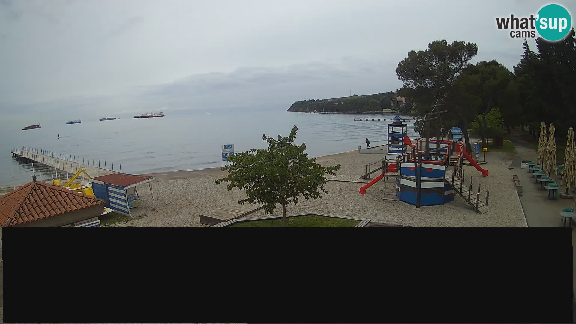 Cámara web en vivo Ankaran – Adria Ankaran Hotel & Resort – Eslovenia